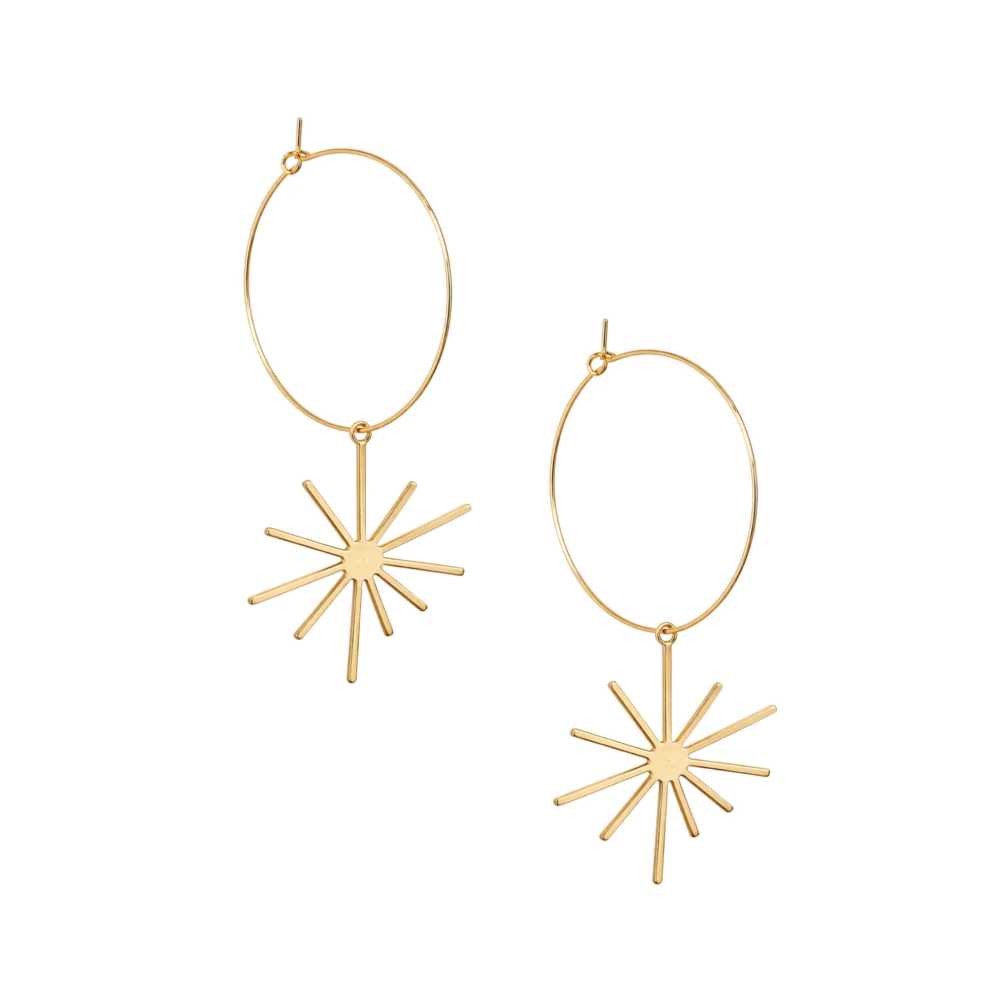 Sidebar Designs Gold Earrings
