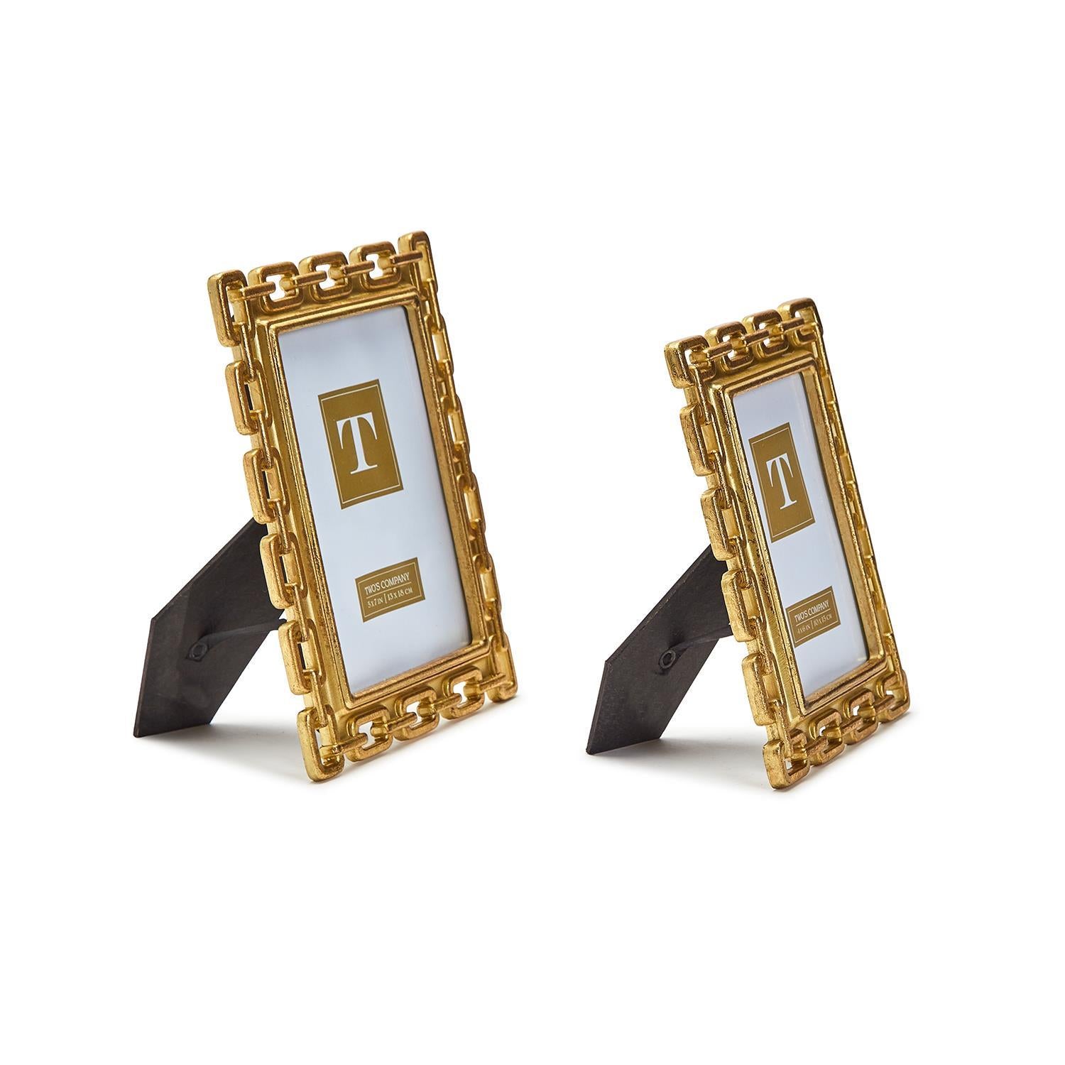 5"X7" Gold Chain Photo Frame