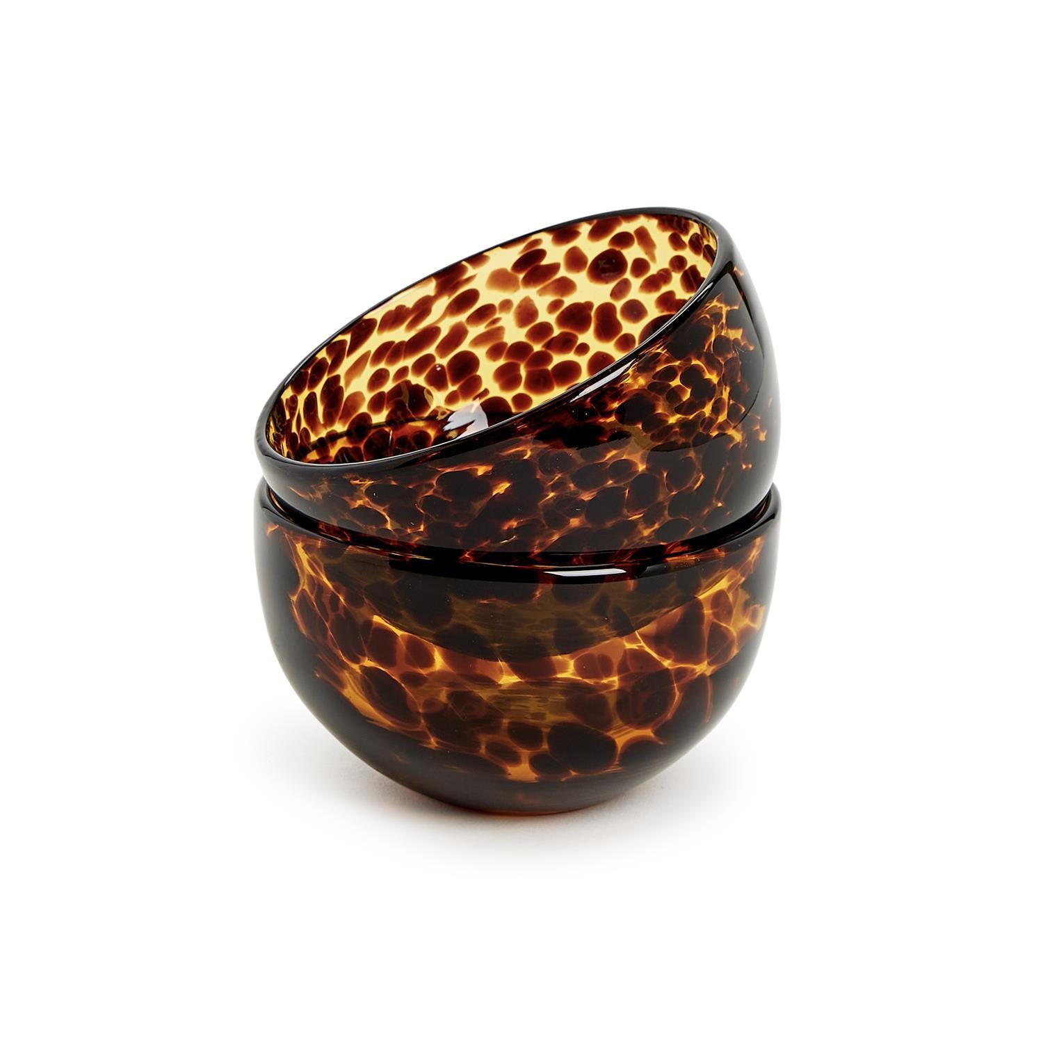 Tortoise Print Tidbit Bowl