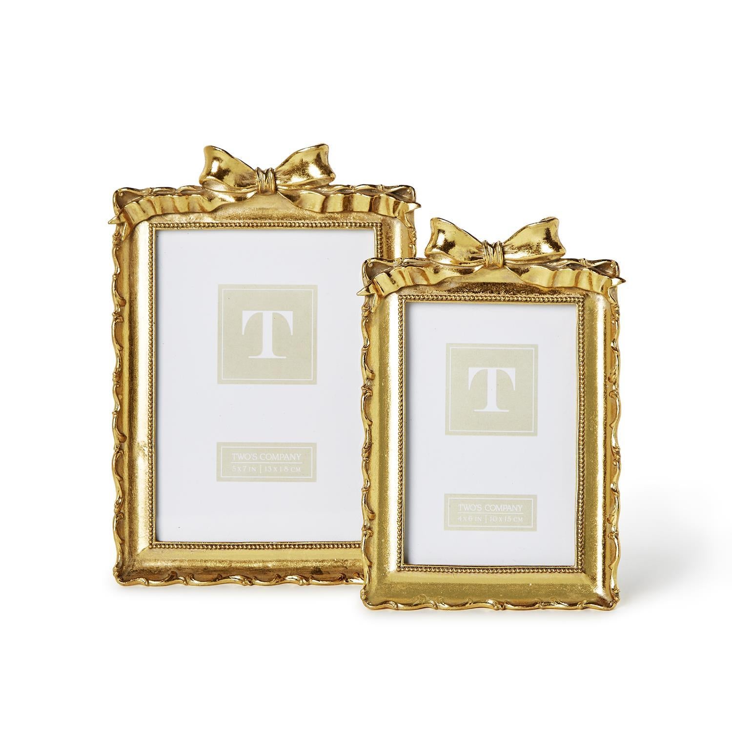 Gold Frame with Accent Bow - 5x7