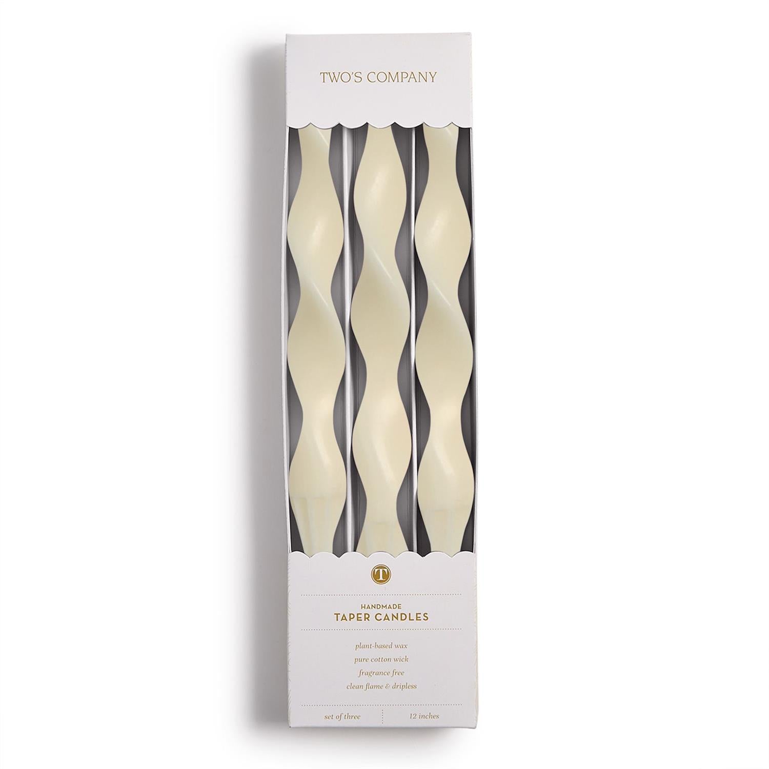 Twist and Glow 12" Twist Taper Candles