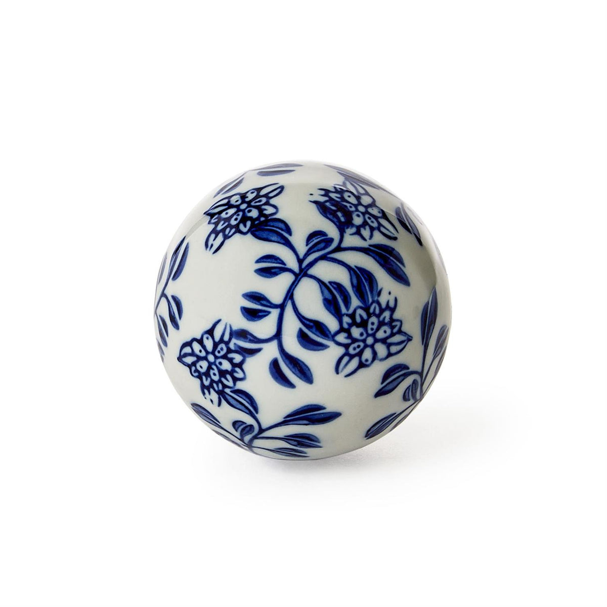 Set of 6 | Blue and White Decorative Balls