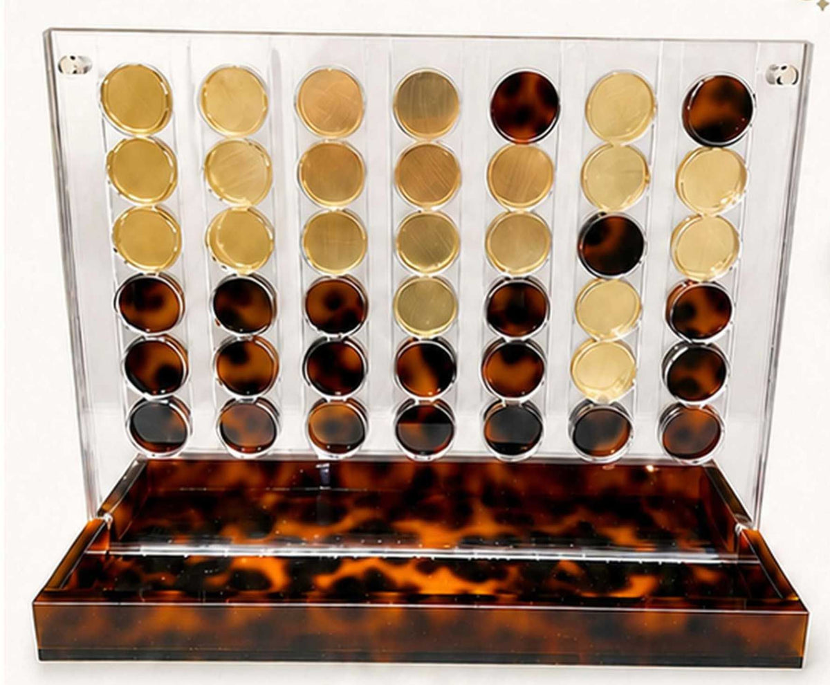 Lucite Tortoiseshell Connect 4