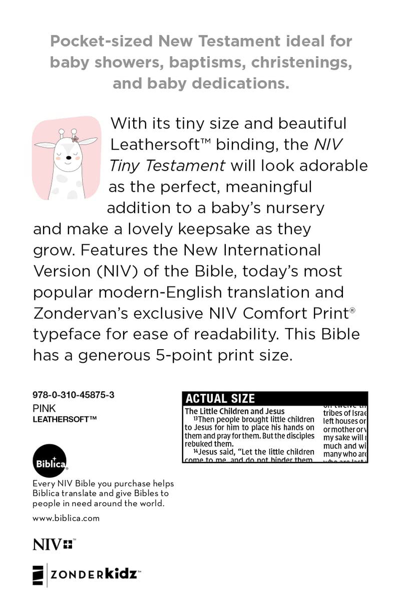 NIV Tiny Testament Bible
