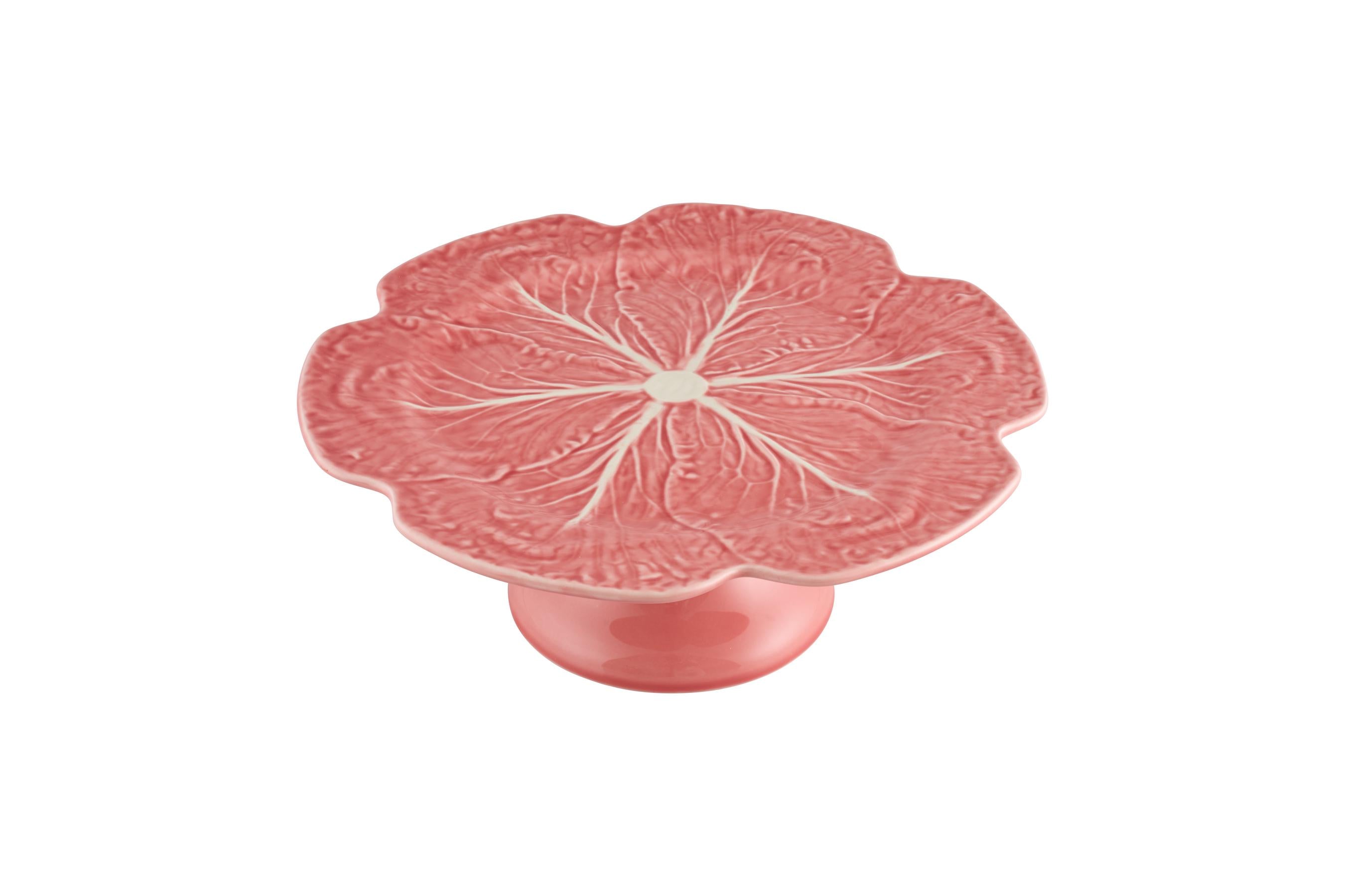 Pink Cabbage Cake Plate
