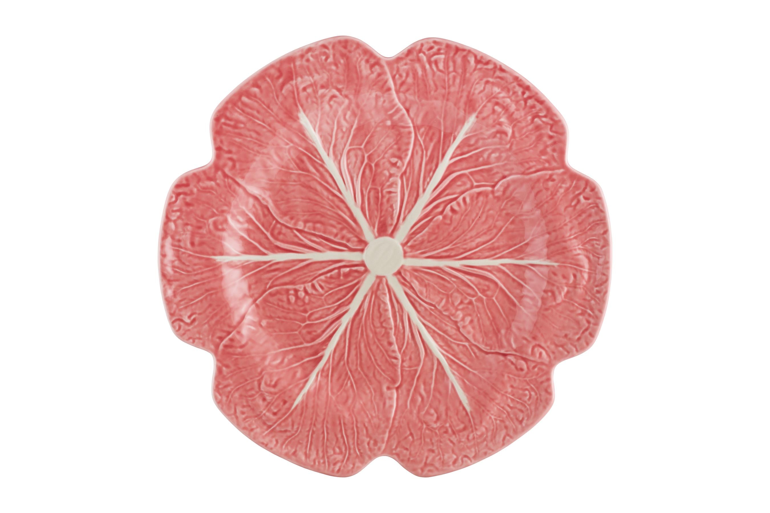 Pink Cabbage Charger Plate