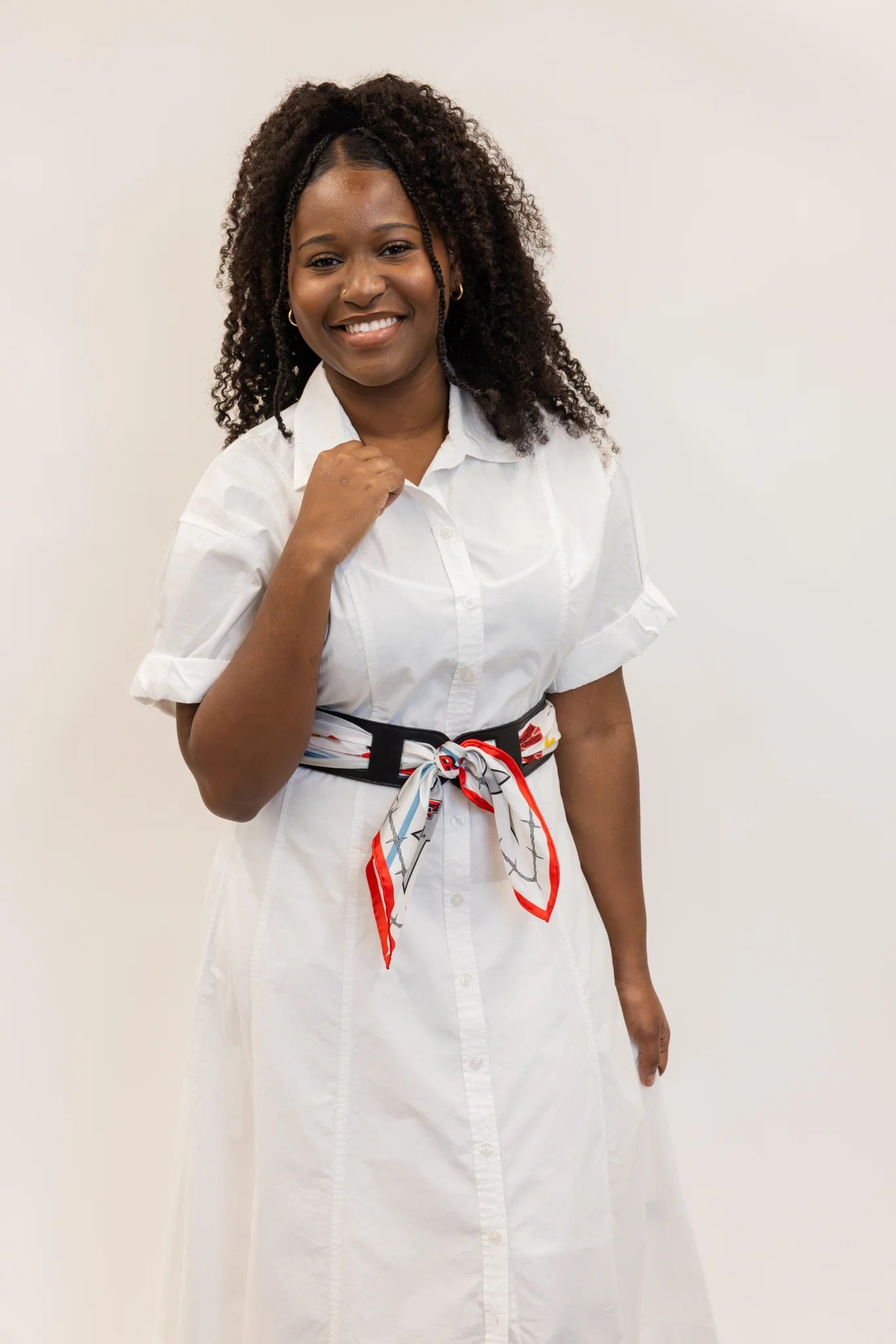 Wide Reversible Leather Belt