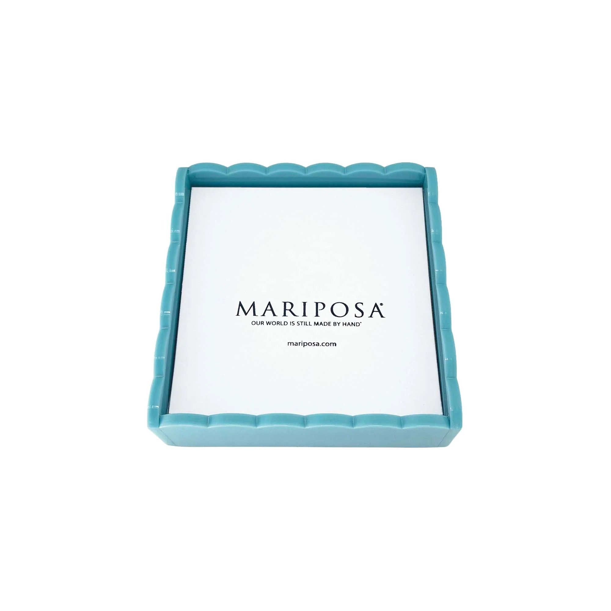 Scallop Napkin Box with Insert