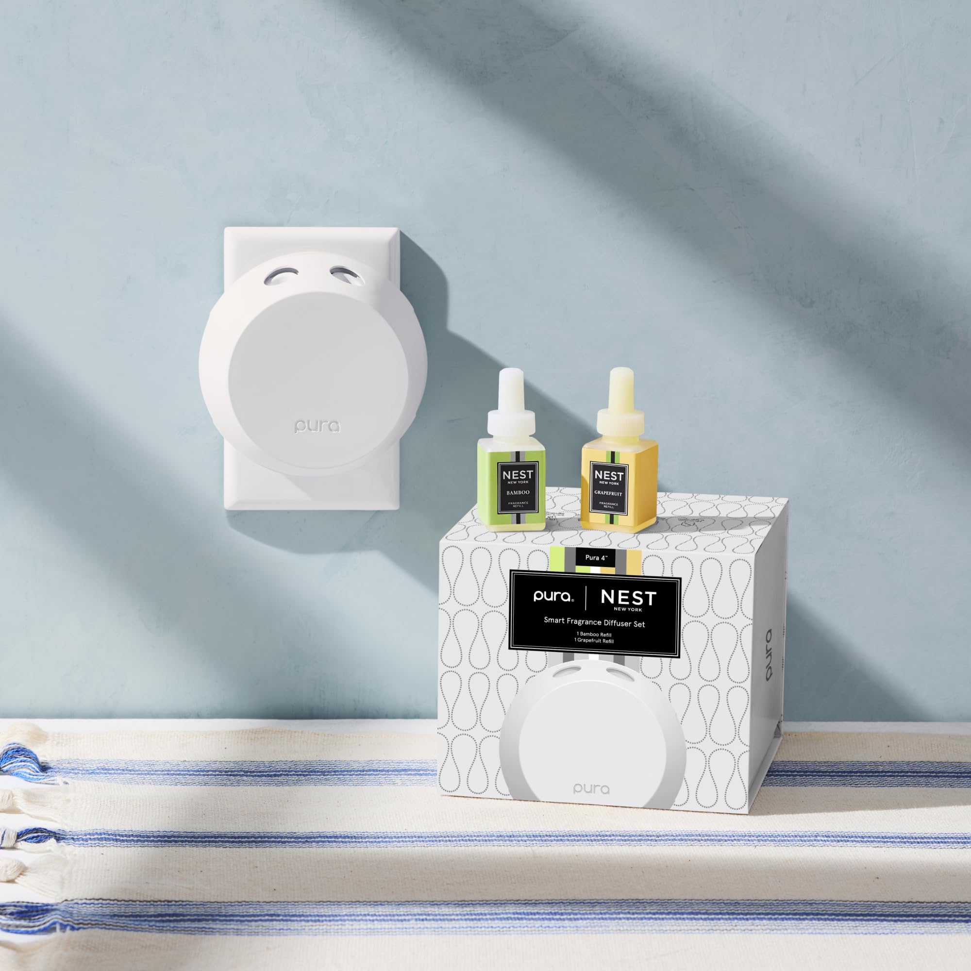 Nest x Pura 4 Smart Fragrance Diffuser Set