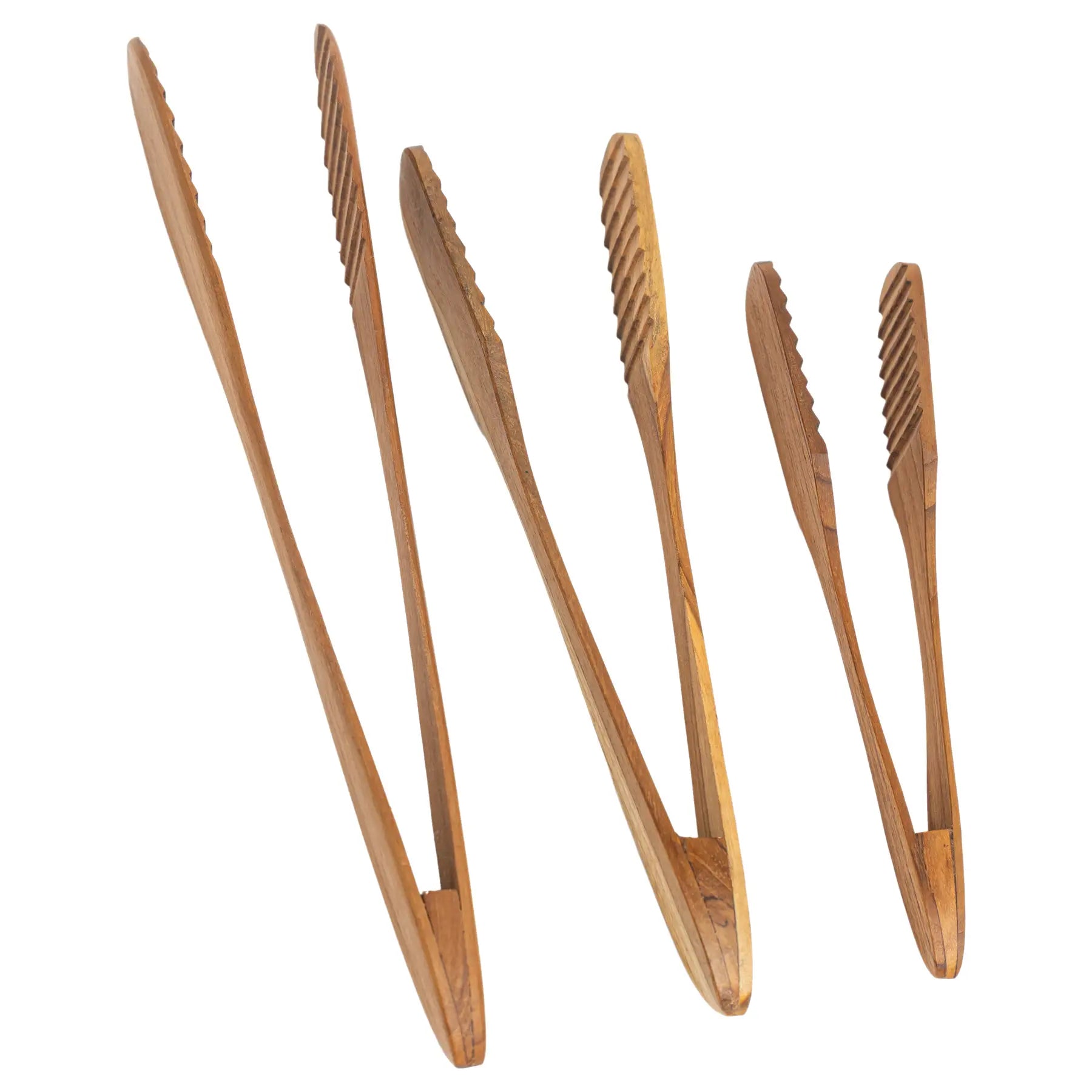 Teak Tongs
