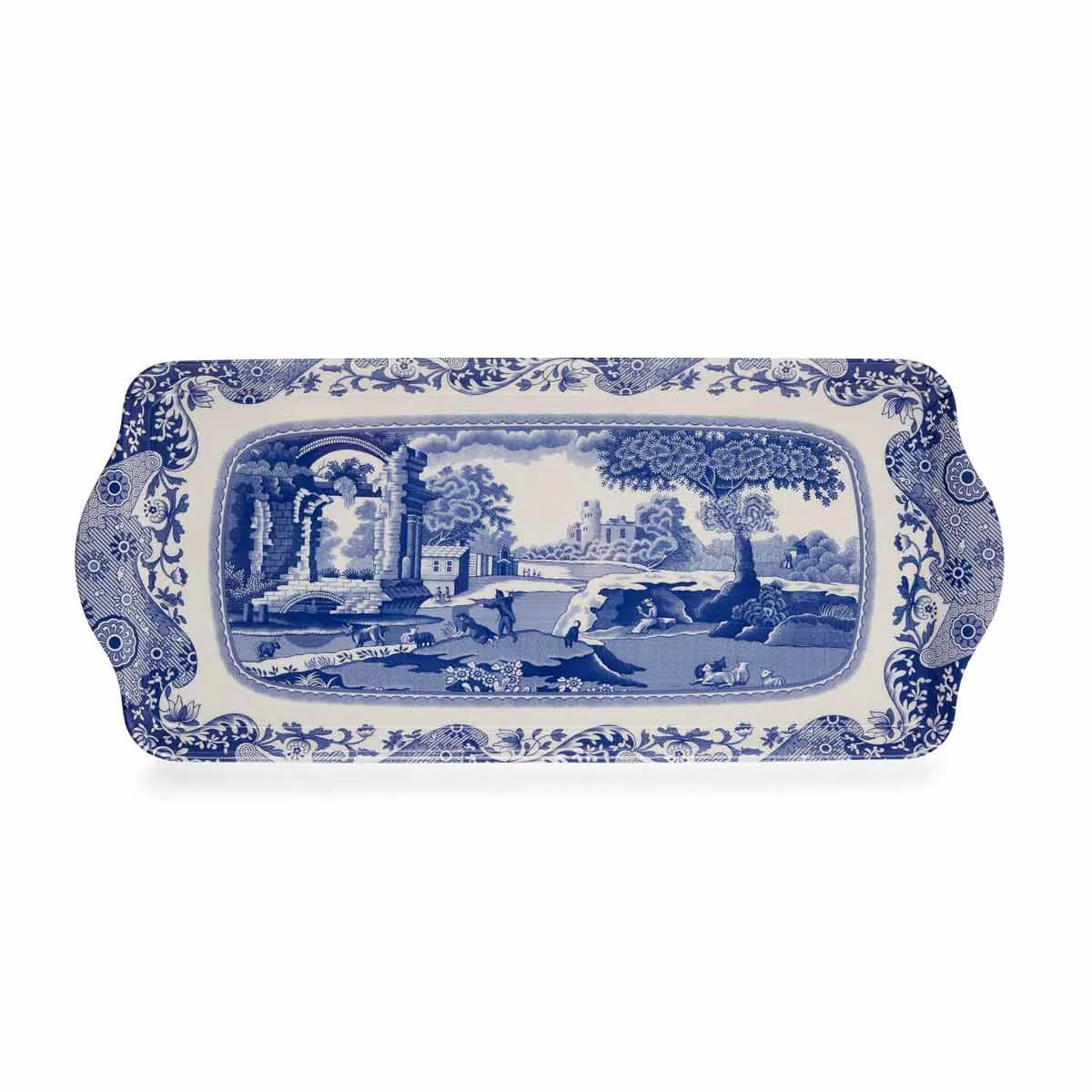 Blue Italian Sandwich Tray - Melamine