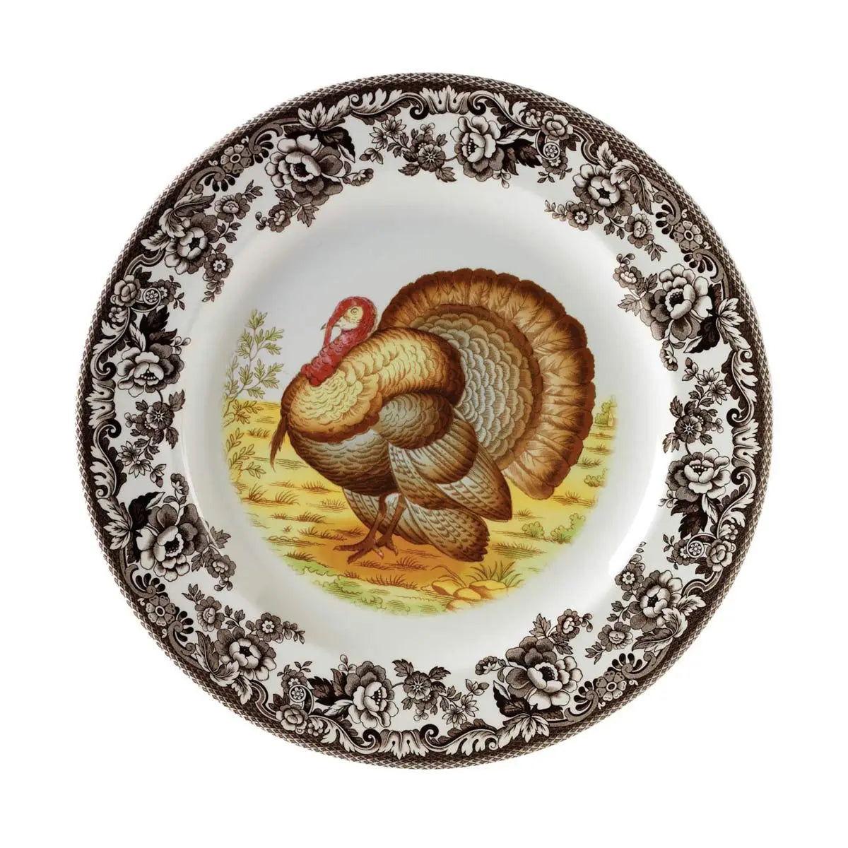 Woodland Turkey Round Platter