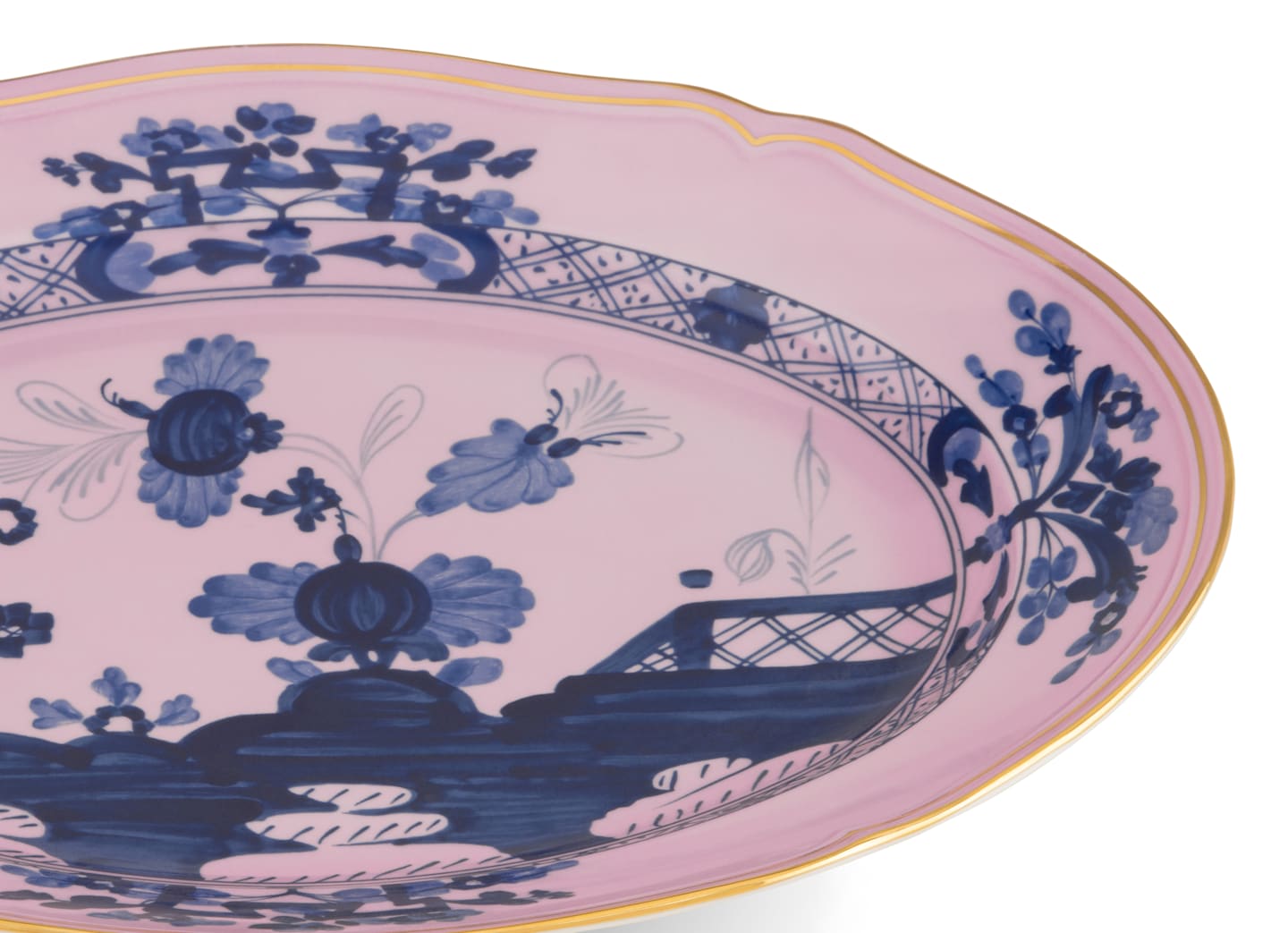 Oriente Italiano Azalea Oval Platter