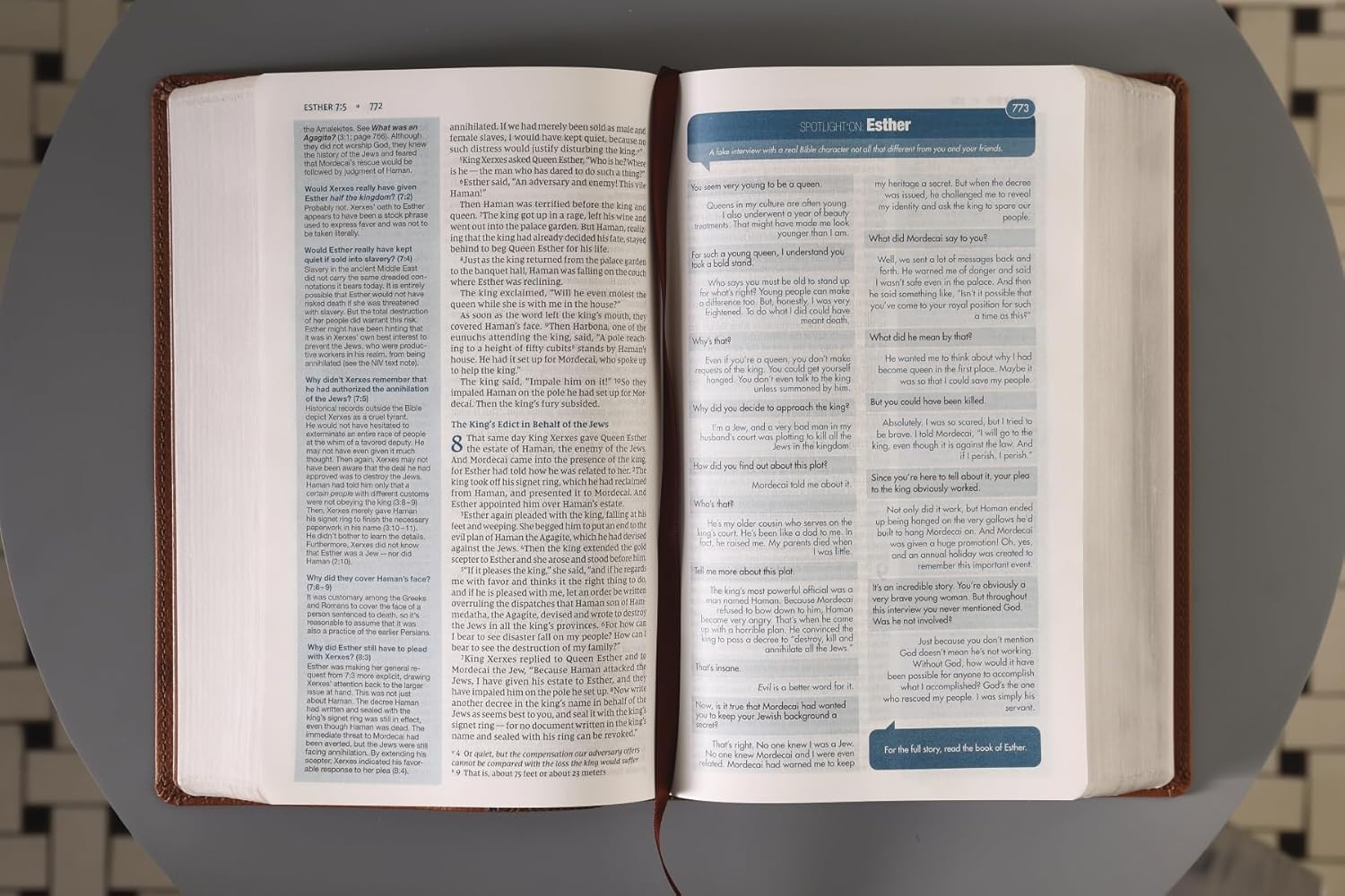 NIV, Quest Study Bible for Teens, Leathersoft, Brown
