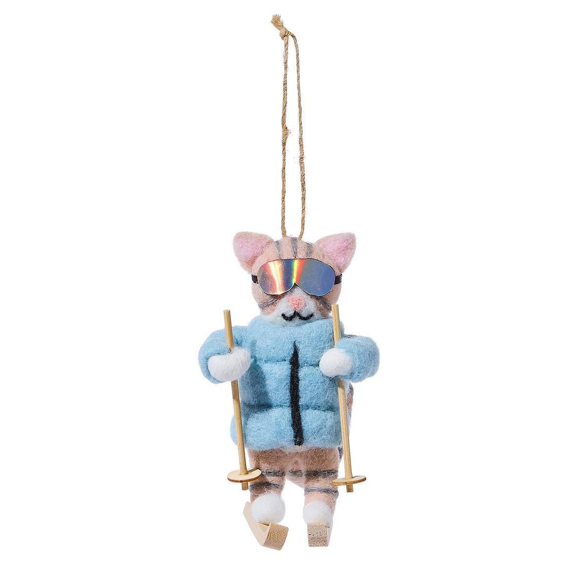 Winter Fun Felt Animal Ornament