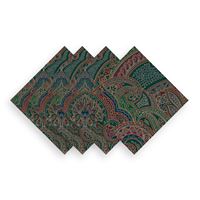 Paisley Napkin Set/4 Evergreen