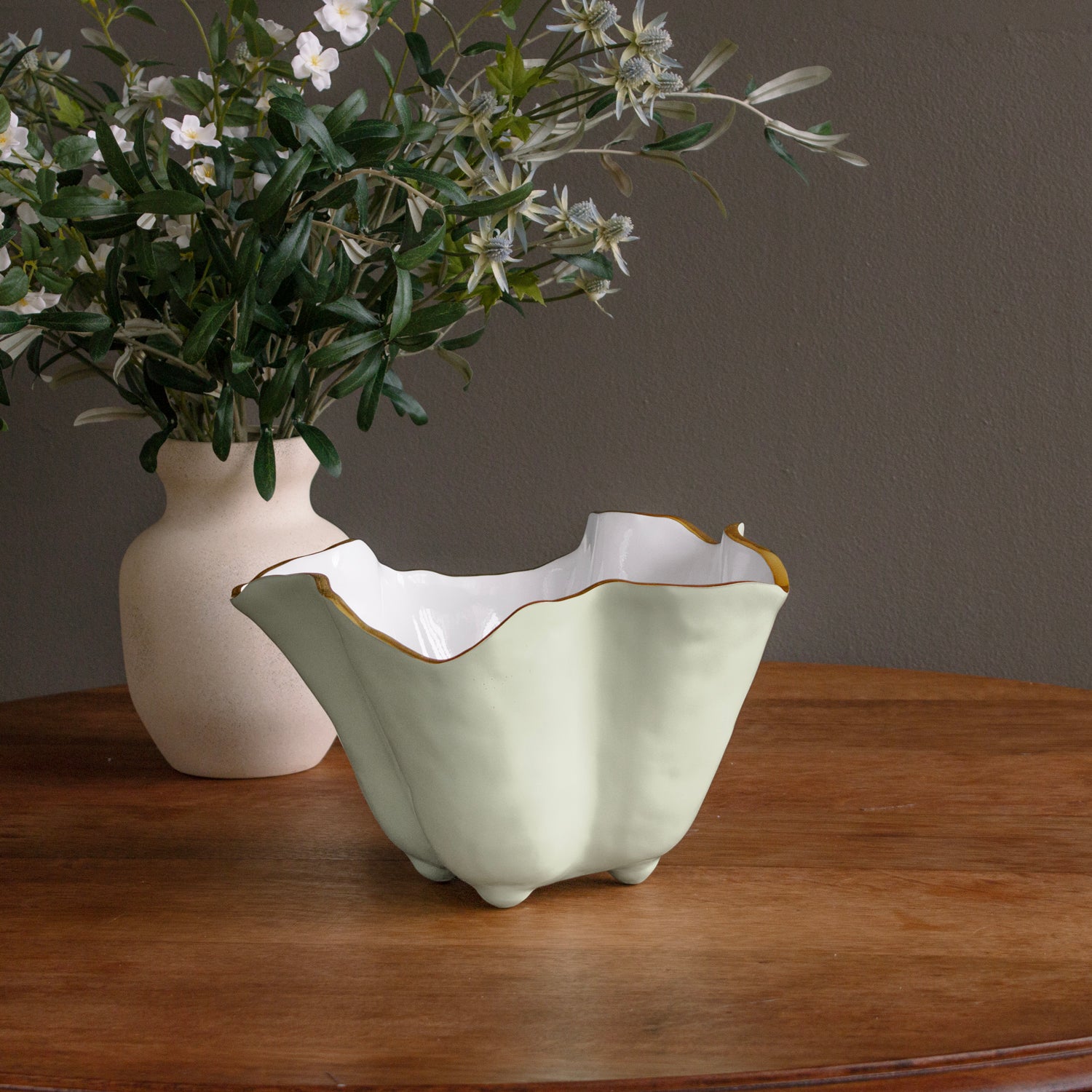 ENCANTO Onyx Ice Bucket (Pistachio and White)