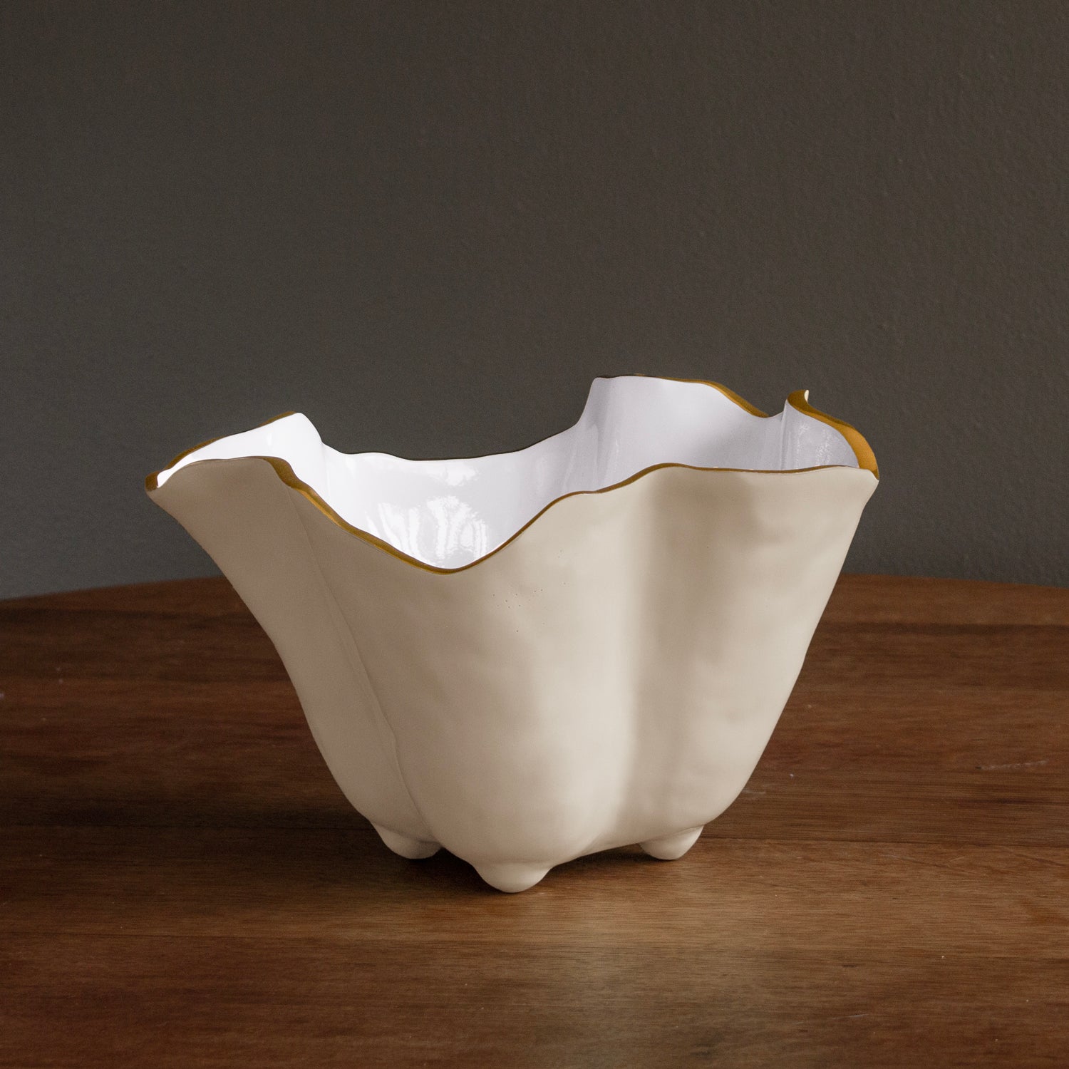 ENCANTO Onyx Ice Bucket (Cream and White)