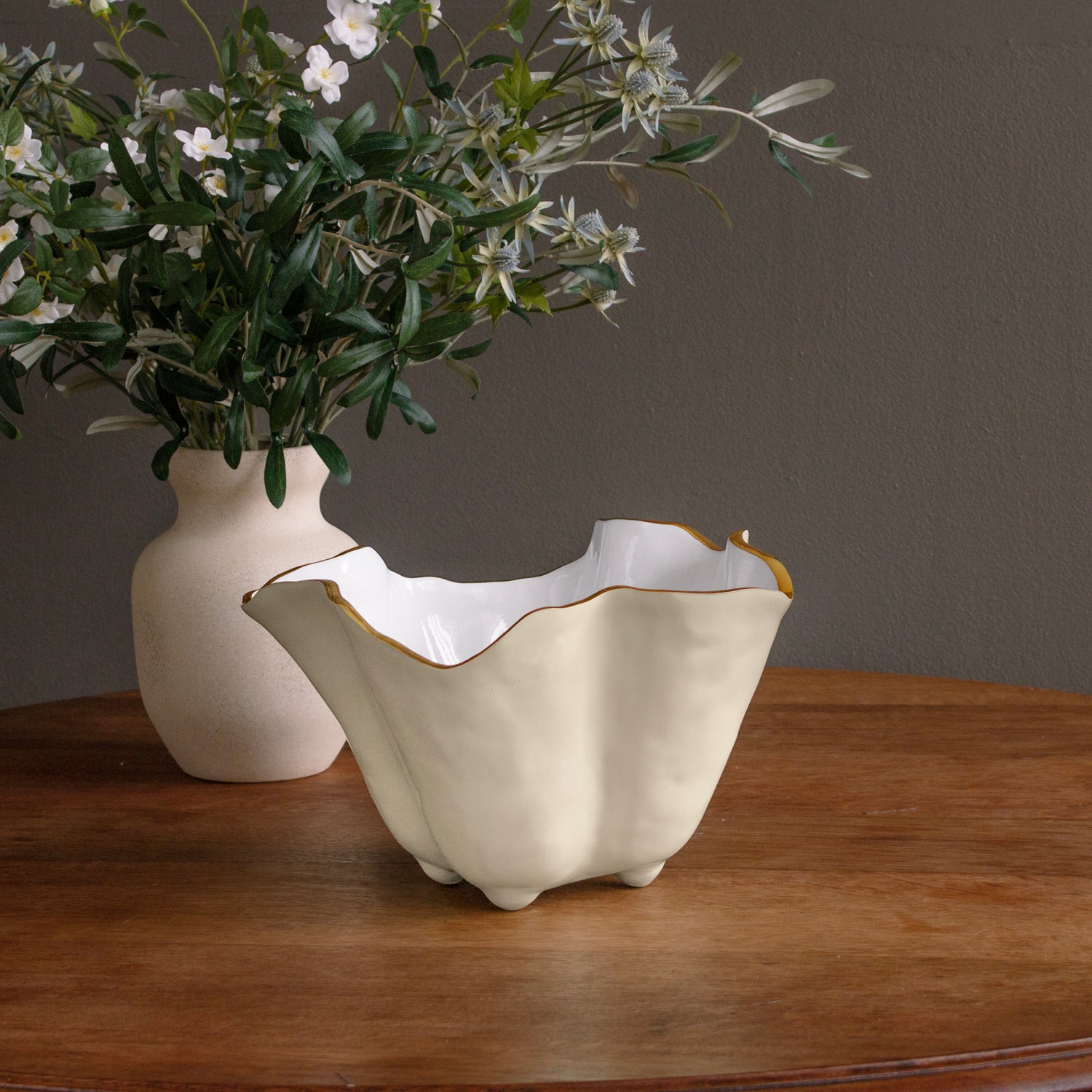 ENCANTO Onyx Ice Bucket (Cream and White)