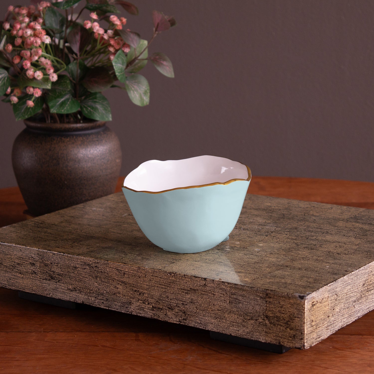 ENCANTO Osaka Small Bowl (Sky Blue and White )