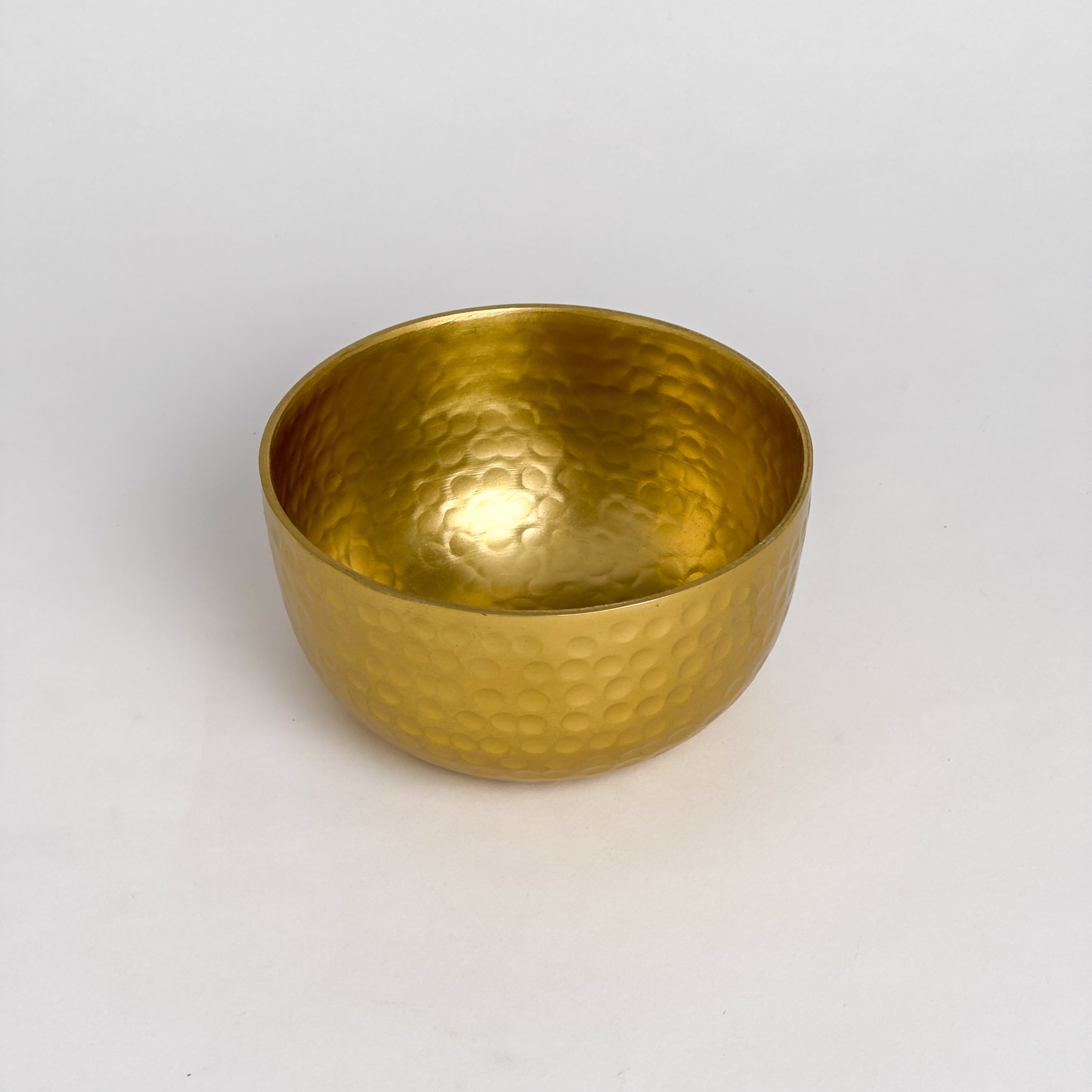 Gold Gilded Hammered Small Bowl