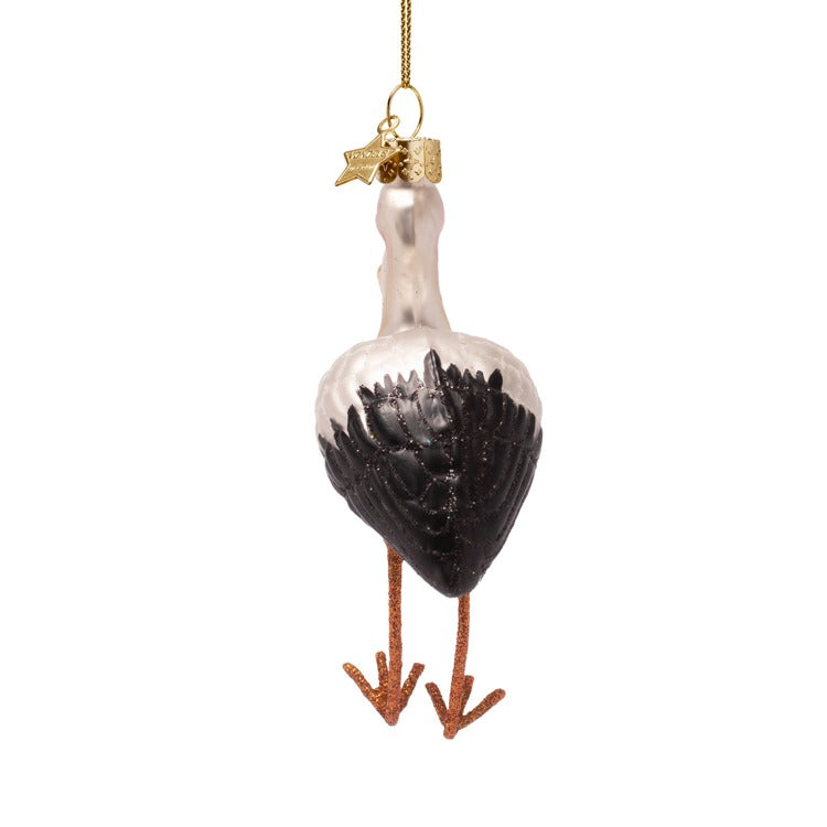 Stork with Baby Ornament