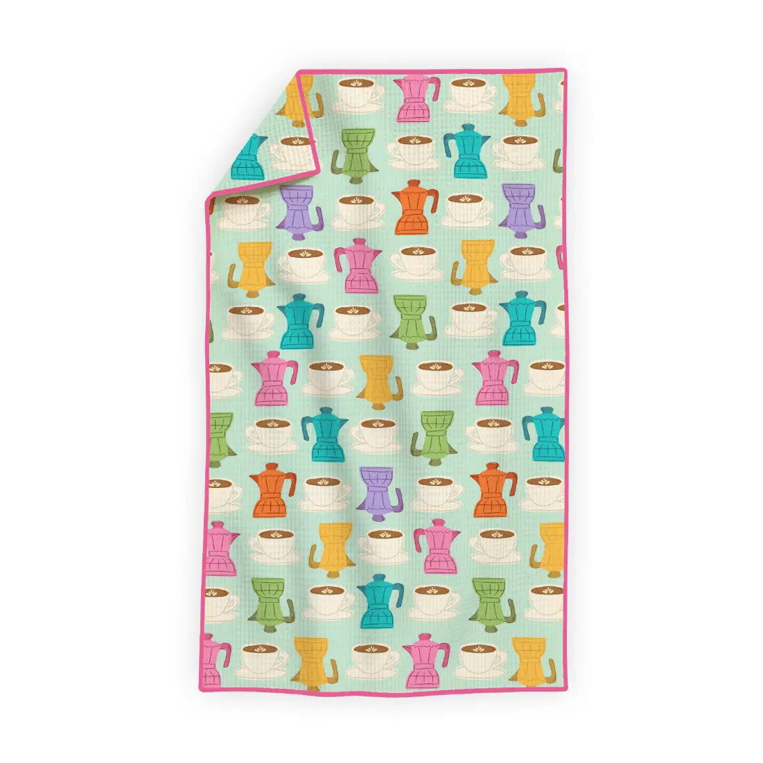 Coffee Microfiber Tea Towel