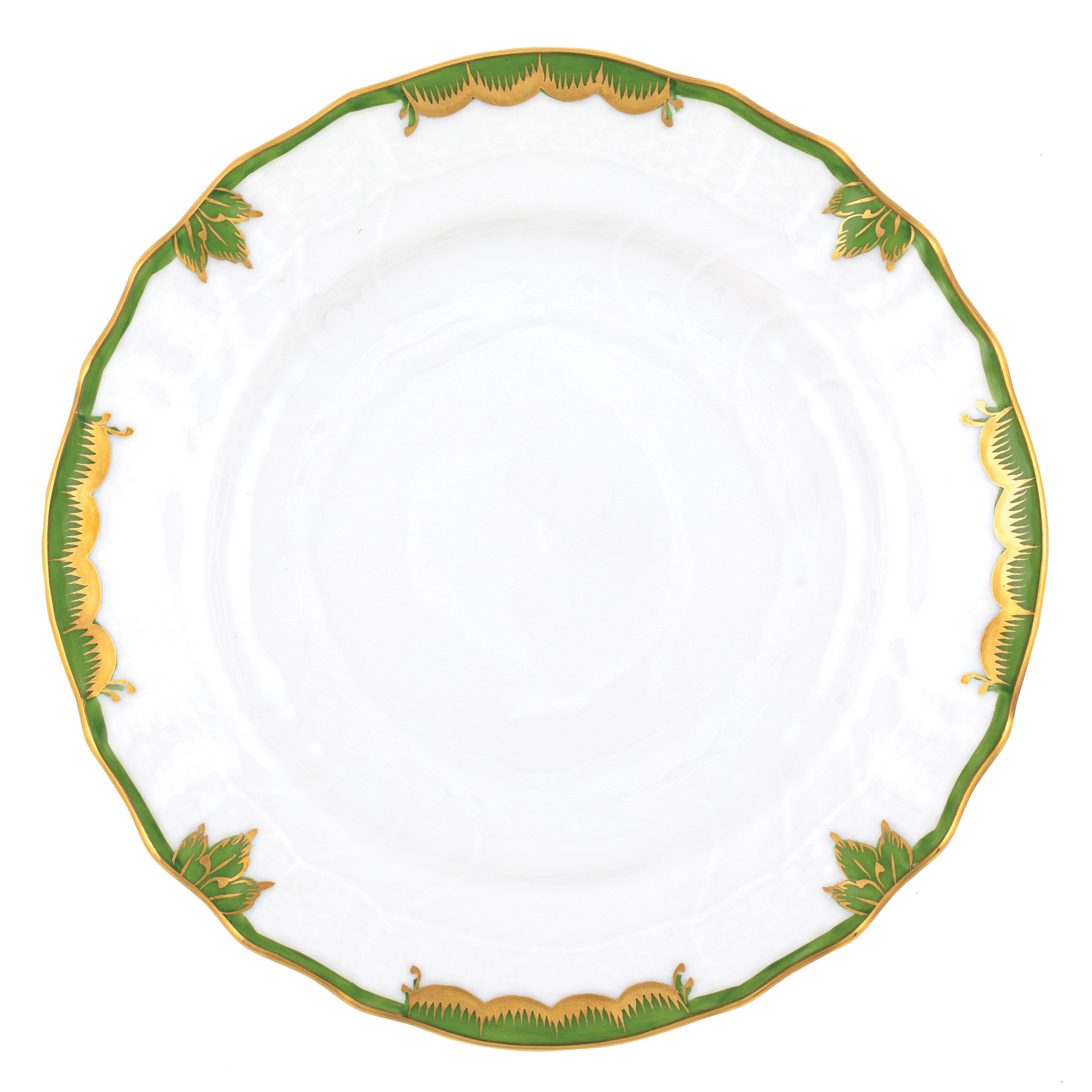 Dark Green Princess Victoria - Bread and Butter Plate