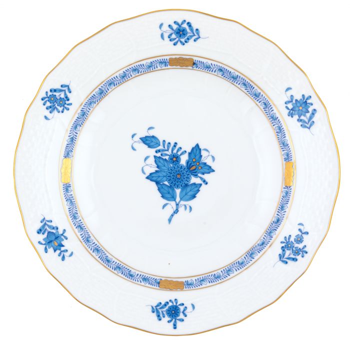 Dessert Plate - Blue Chinese Bouqet
