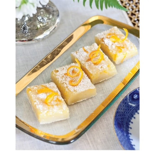 Roman Antique Rectangle Asparagus Bowl - Gold