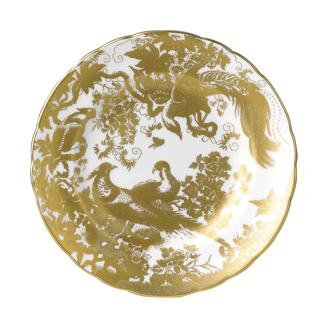 Aves - Gold Dessert/Salad Plate