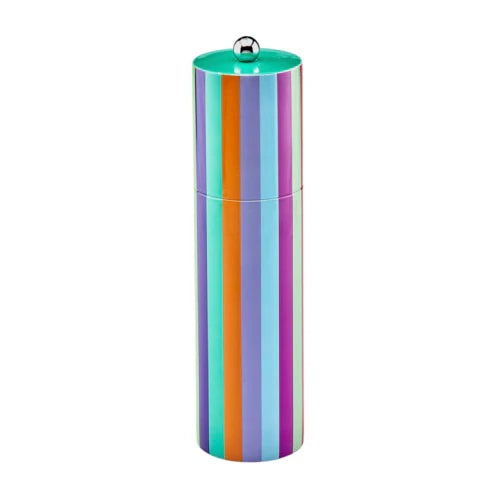 Multicolored Striped Column Salt or Pepper Mill