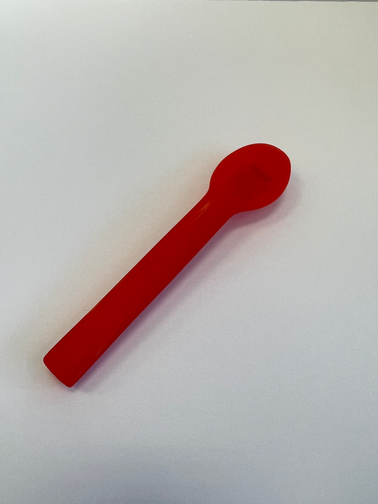 Apricot Swirl Ice Cream Scoop