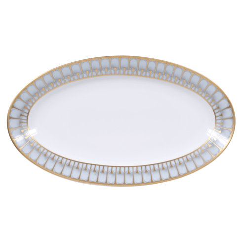 Arcades Grey and Gold Relish Dish