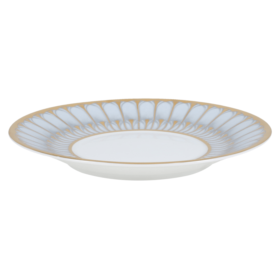 Arcades Grey and Gold Tea Saucer