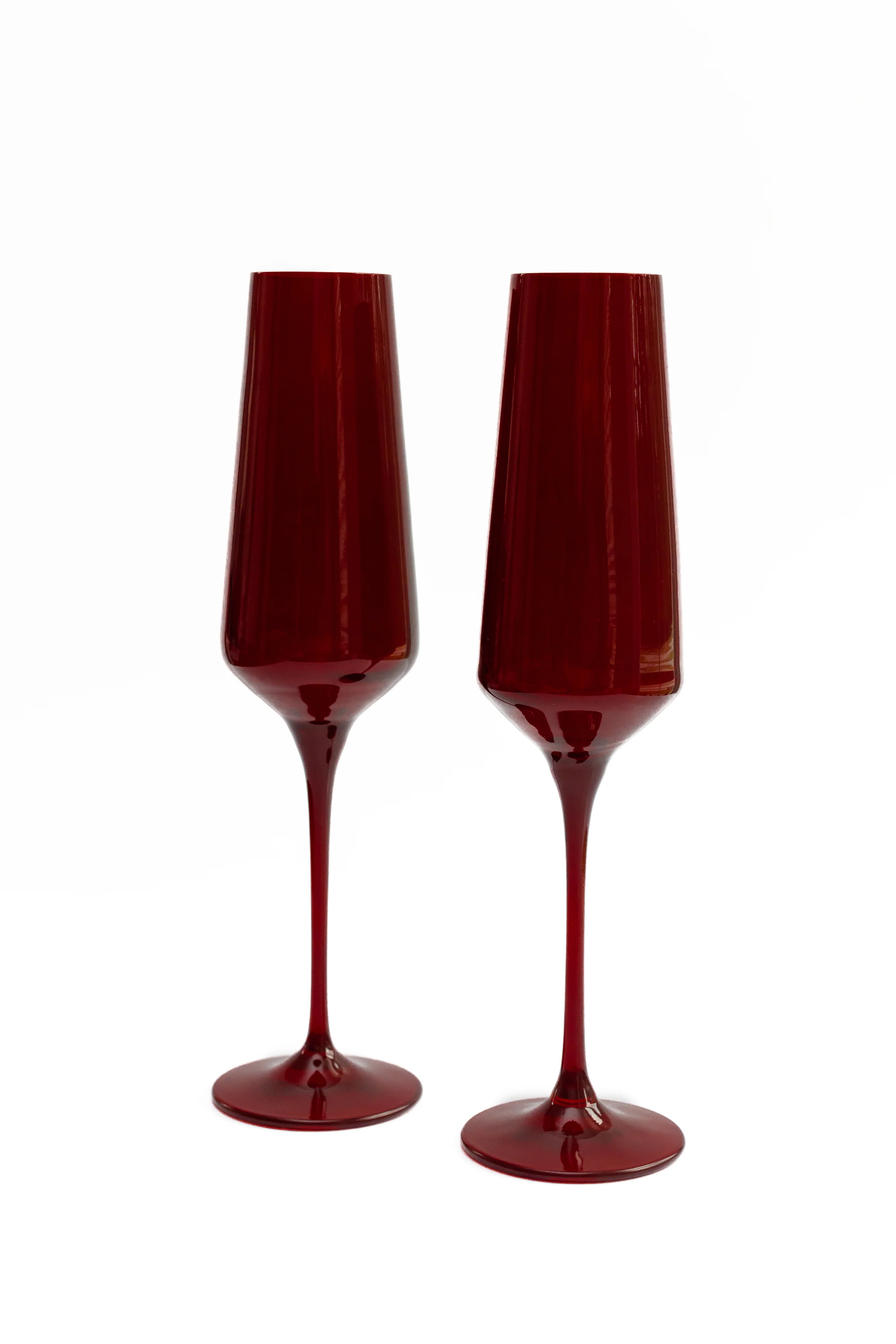 Estelle Champagne Flute - Bundle - Red