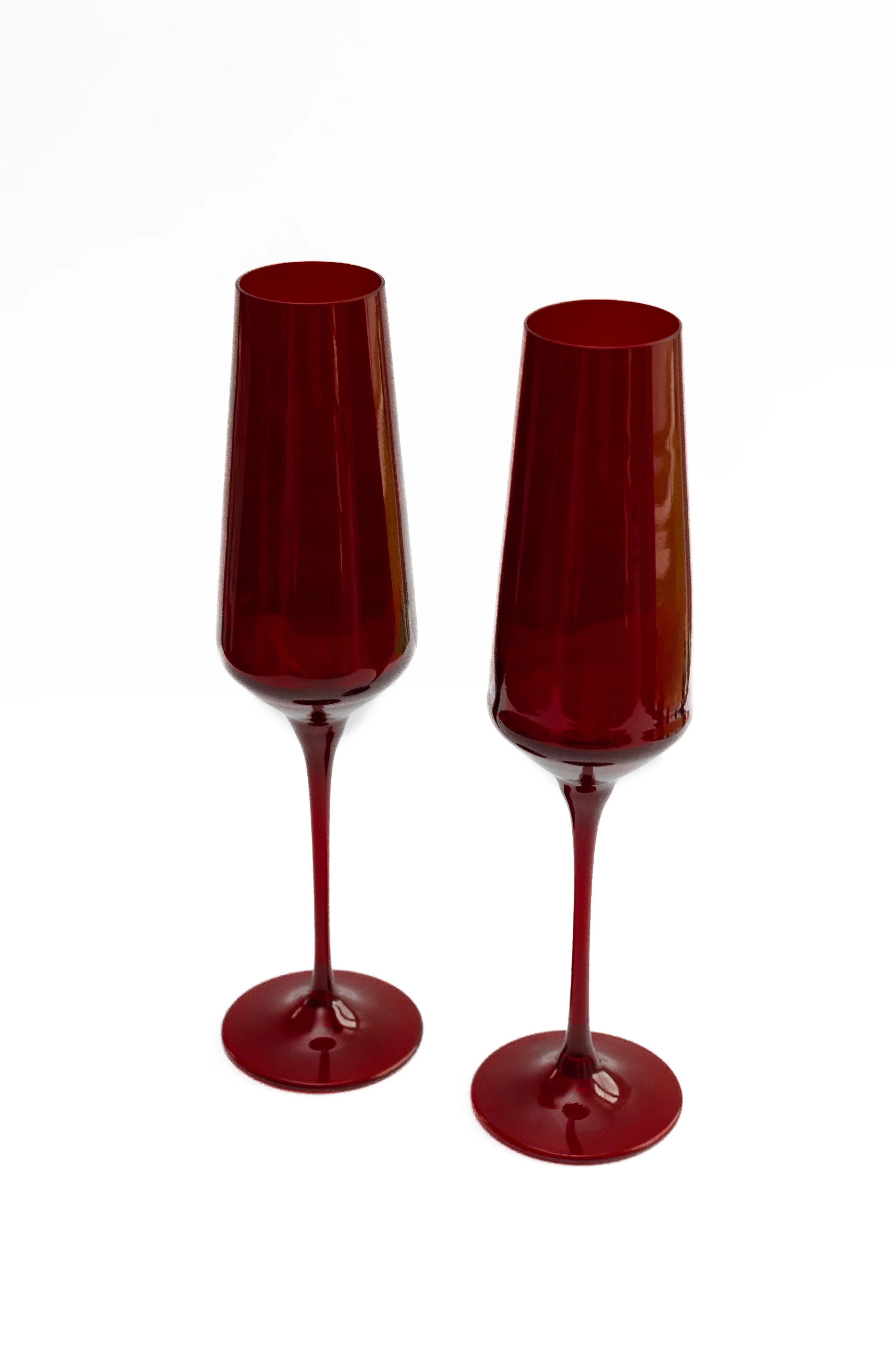 Estelle Champagne Flute - Bundle - Red