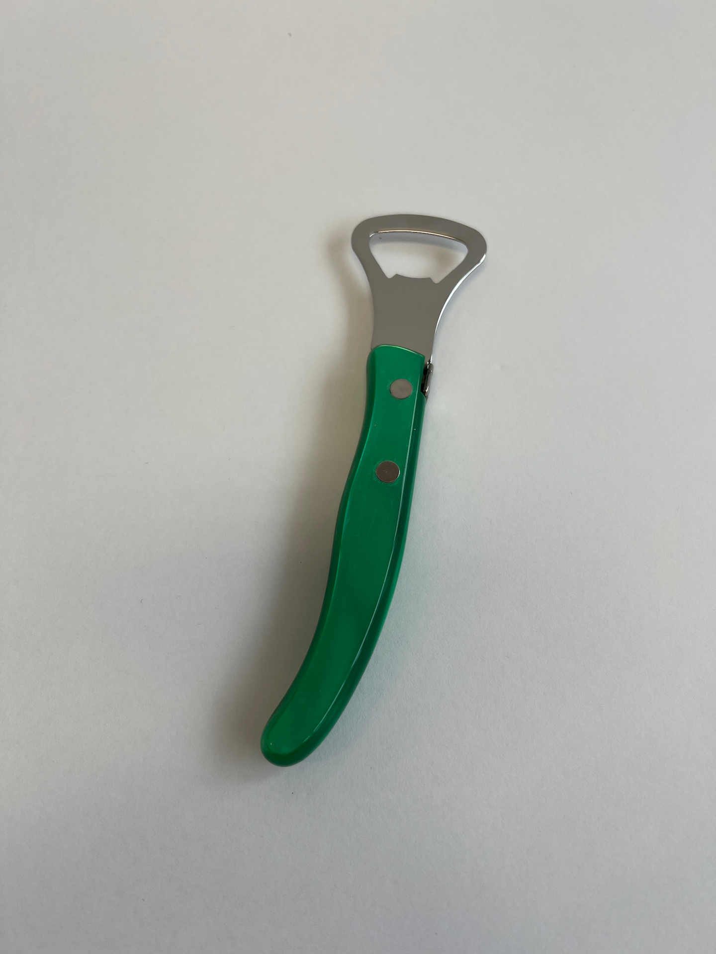 Berlingot Bottle Opener | Green Grass Handle