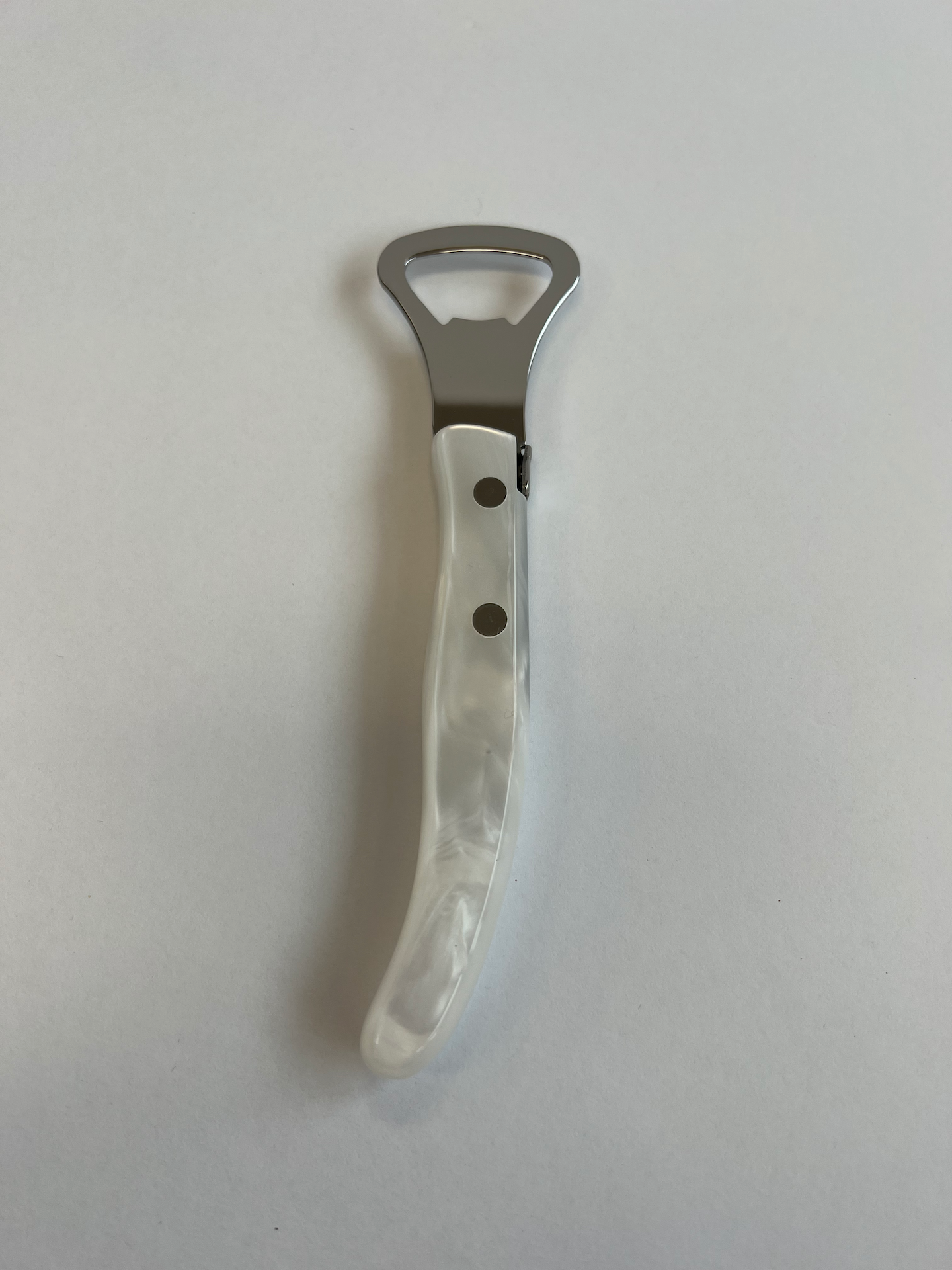 Berlingot Bottle Opener | White Handle