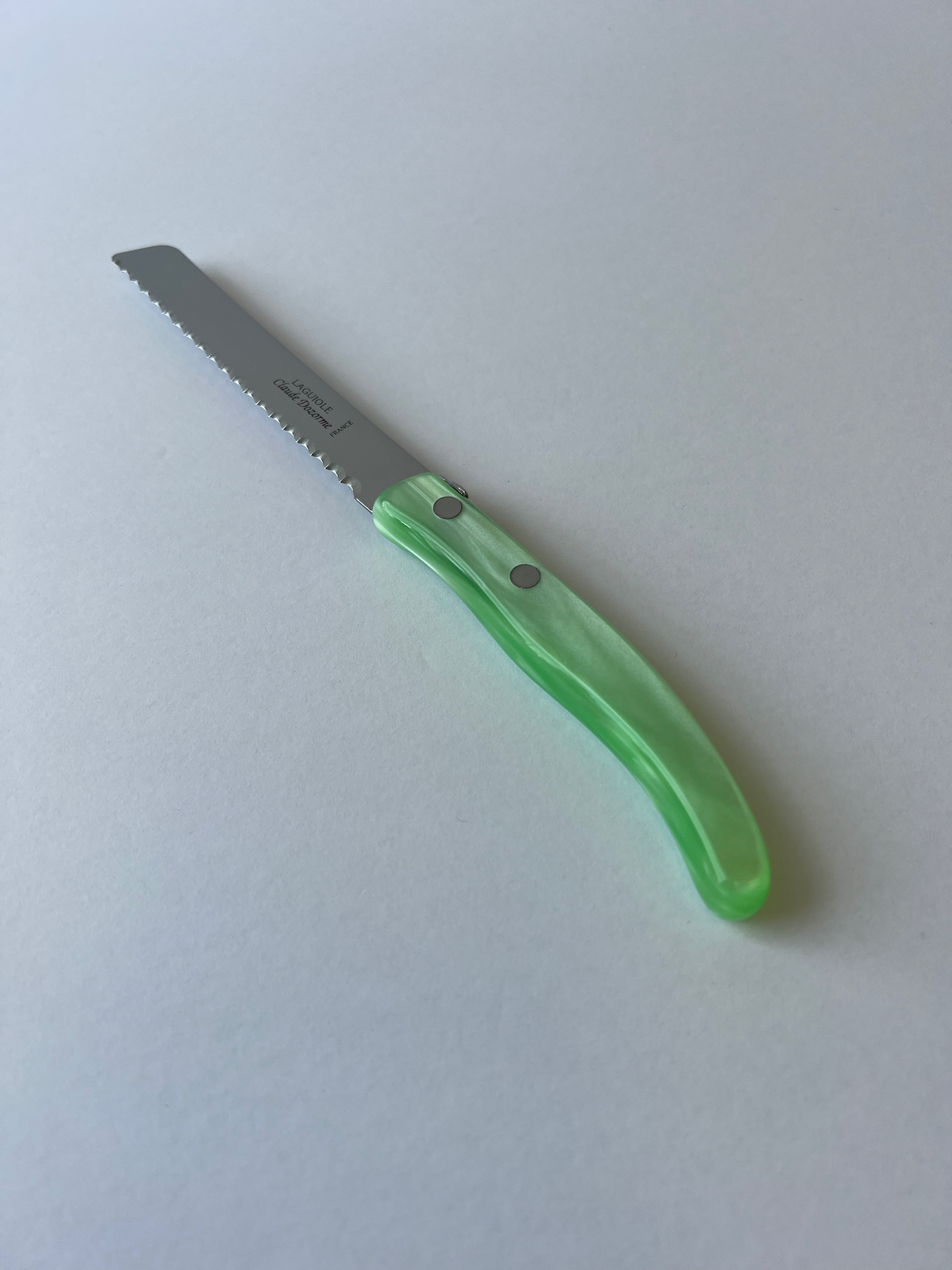 Berlingot Tomato Knife | Light Green Handle