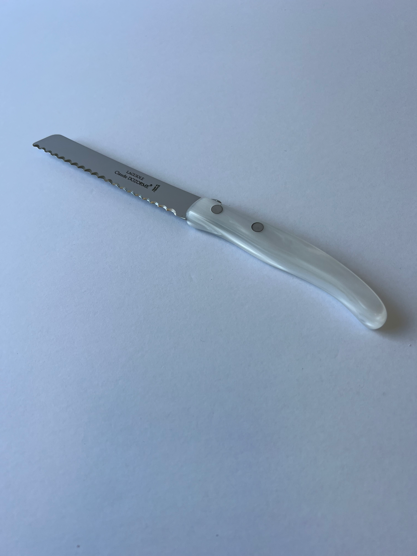 Berlingot Tomato Knife | White Handle