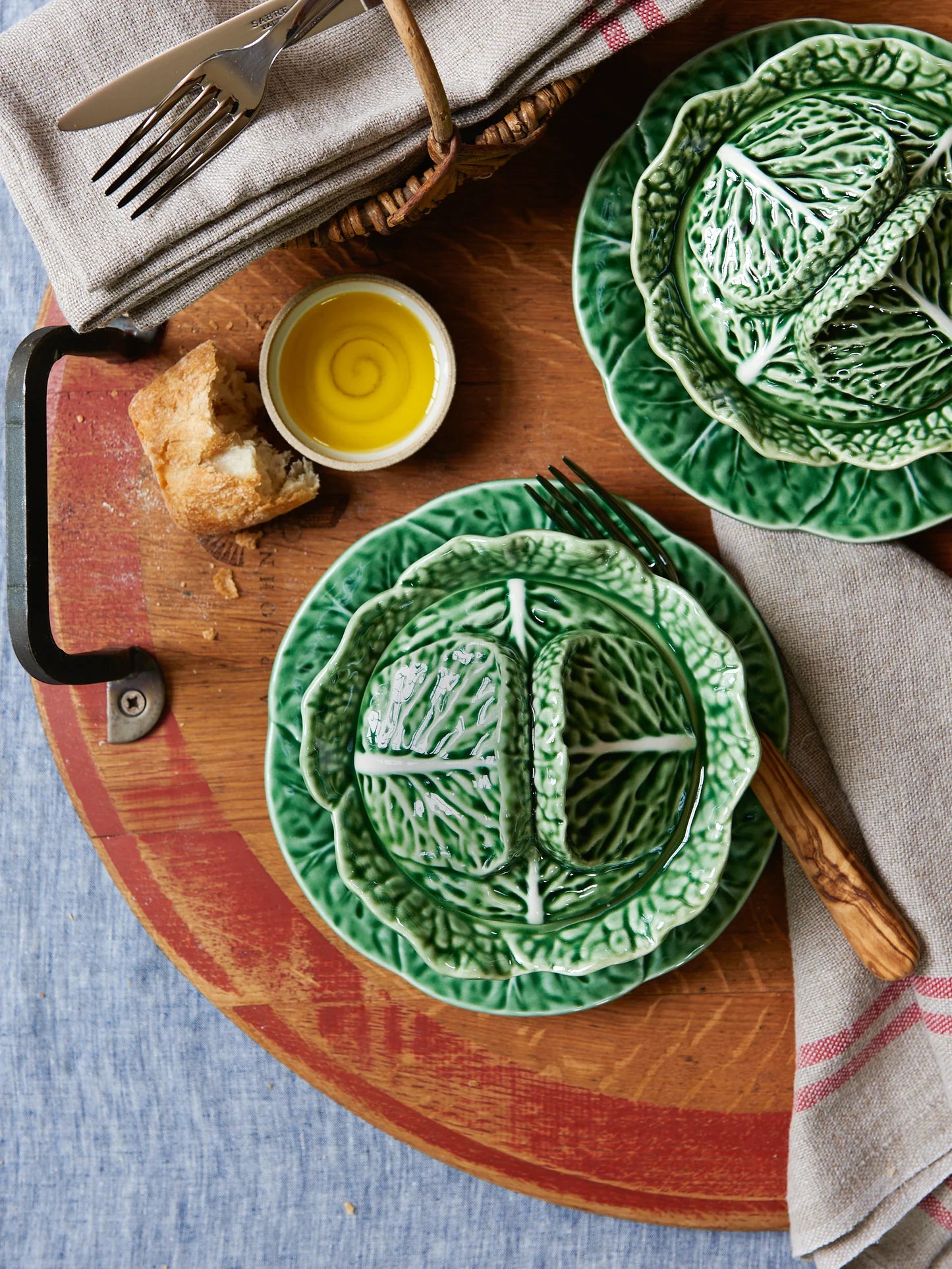 Green Small Cabbage Tureen