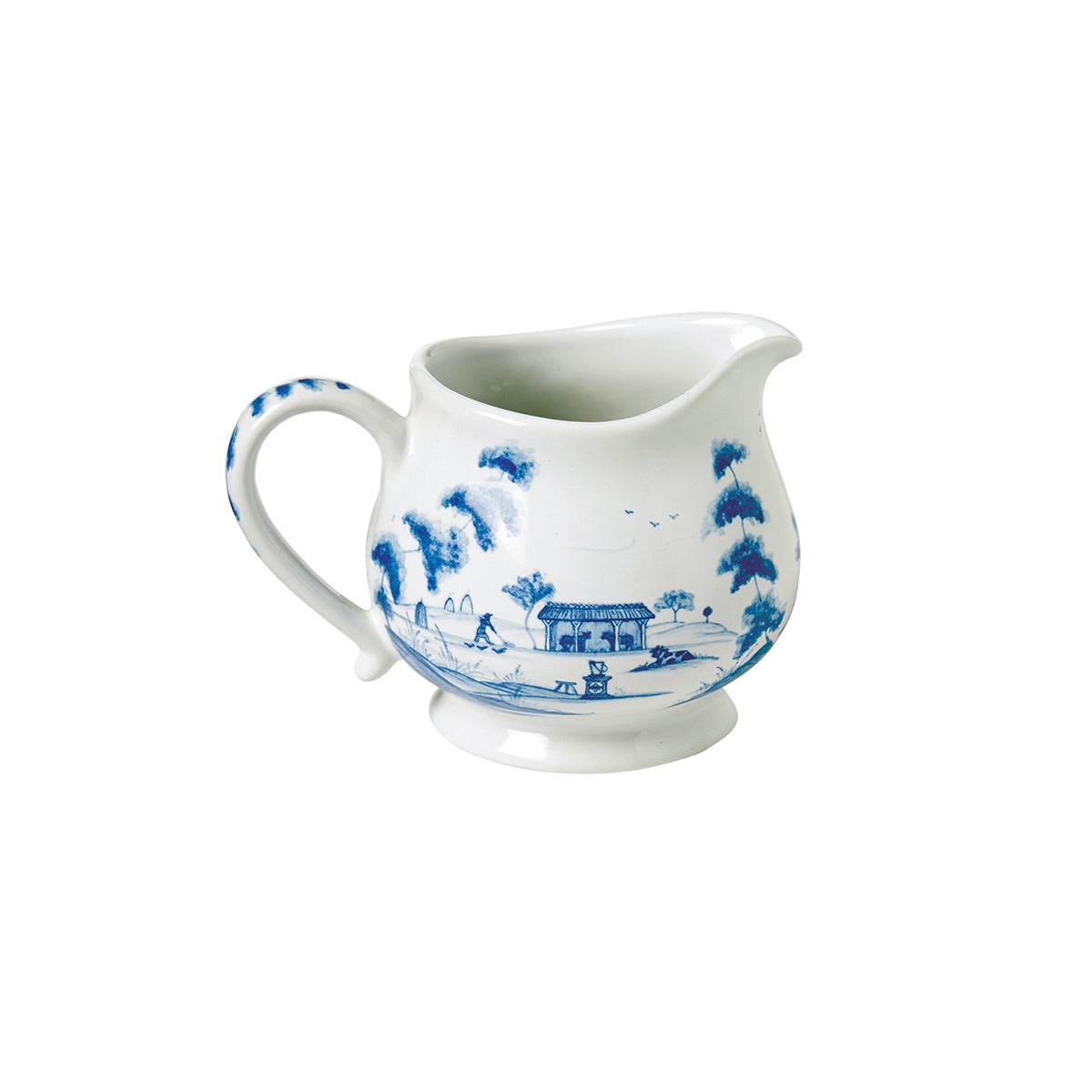 Country Estate Delft Blue Creamer Main House