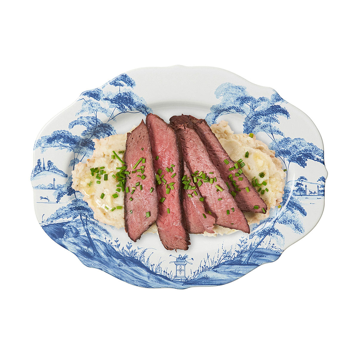 Country Estate Delft Blue 15" Serving Platter