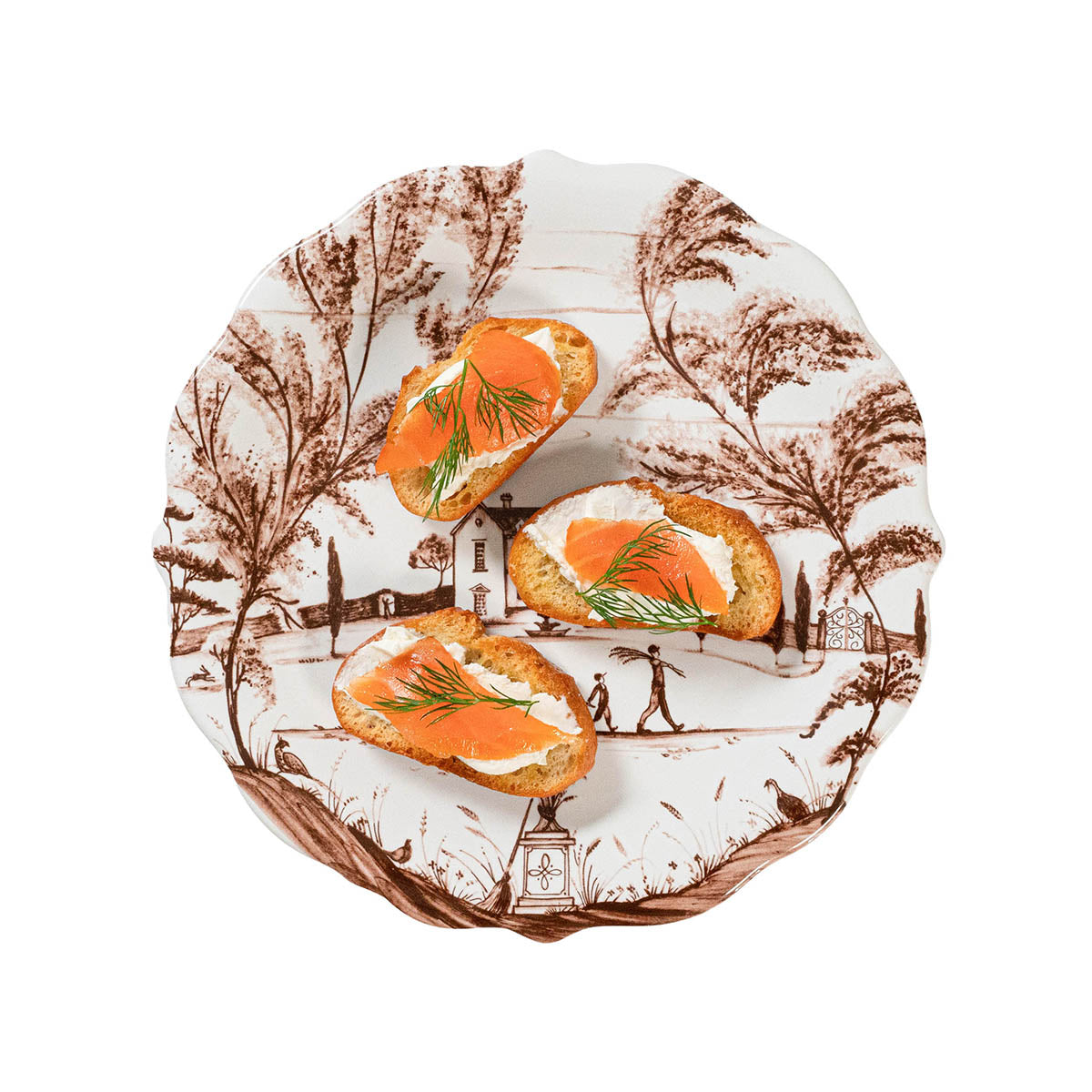 Country Estate Harvest Party Plate - Set of 4