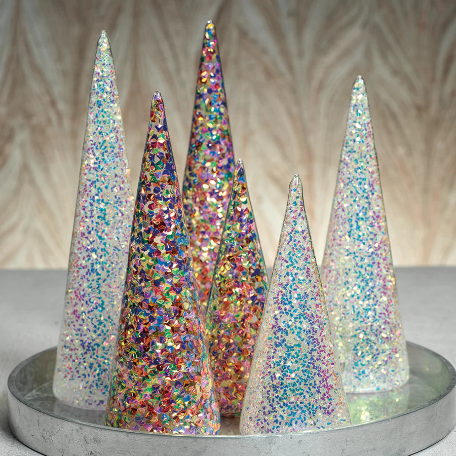 Multicolor Sequin LED Tree