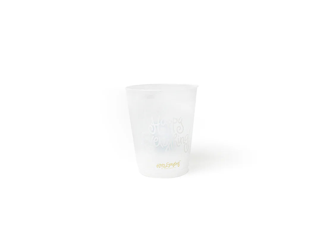 Champagne Frosted Cups | Set of 10