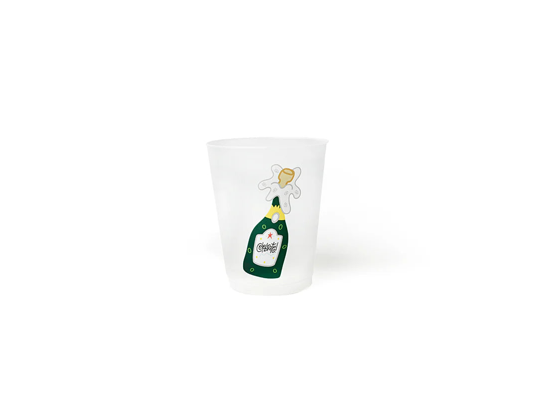 Champagne Frosted Cups | Set of 10