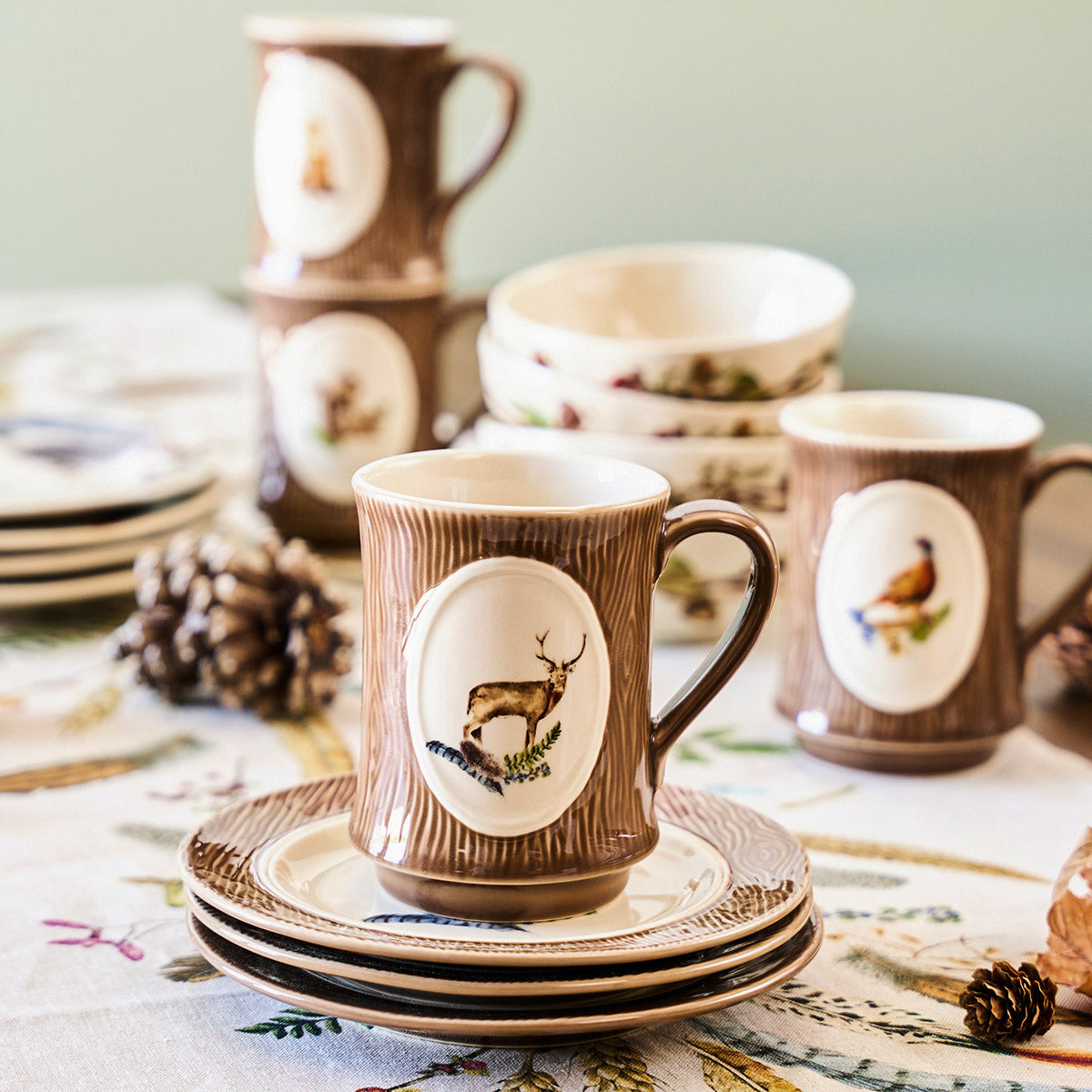 Forest Walk Animal Mugs