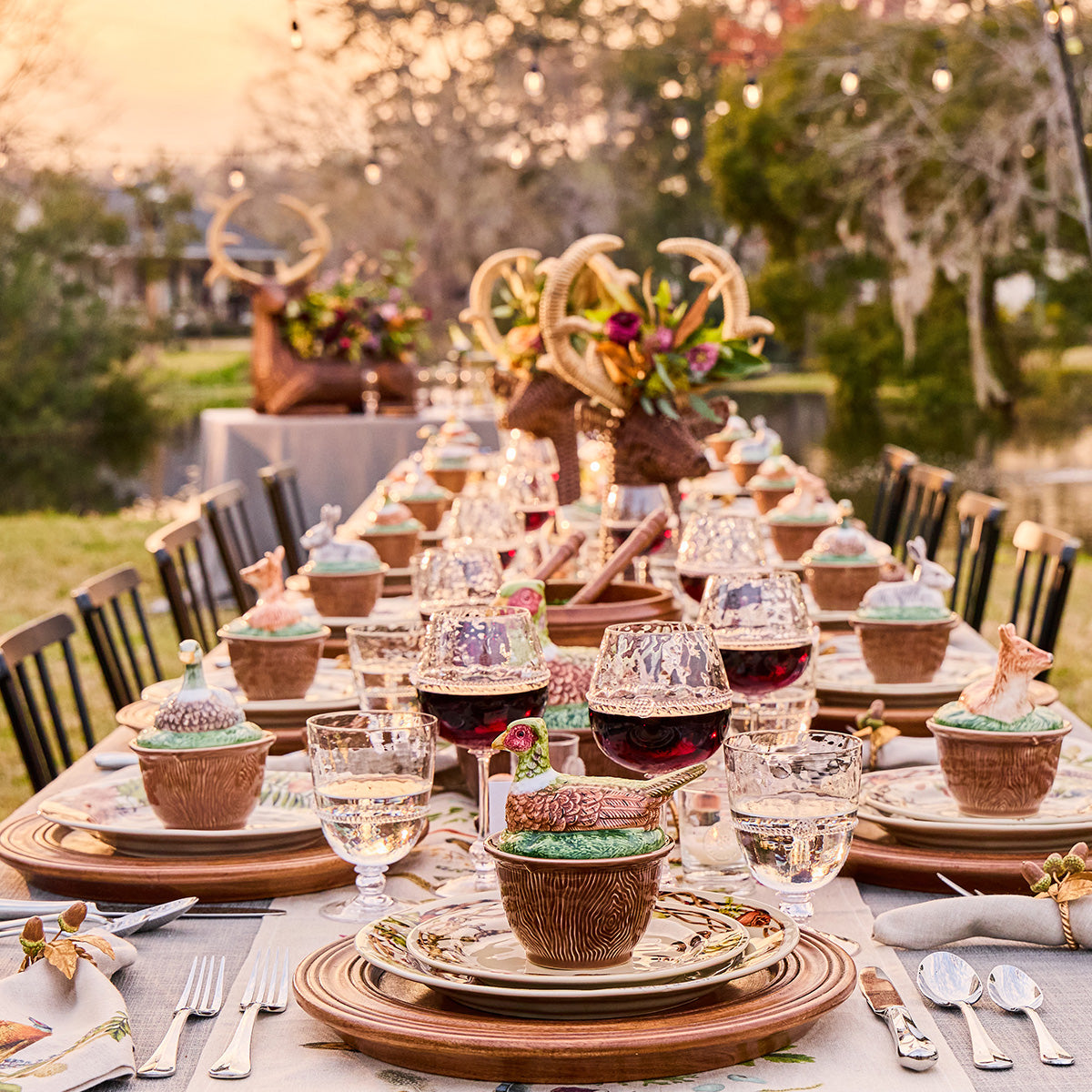 Forest Walk Duck Bowl with Lid - Multi